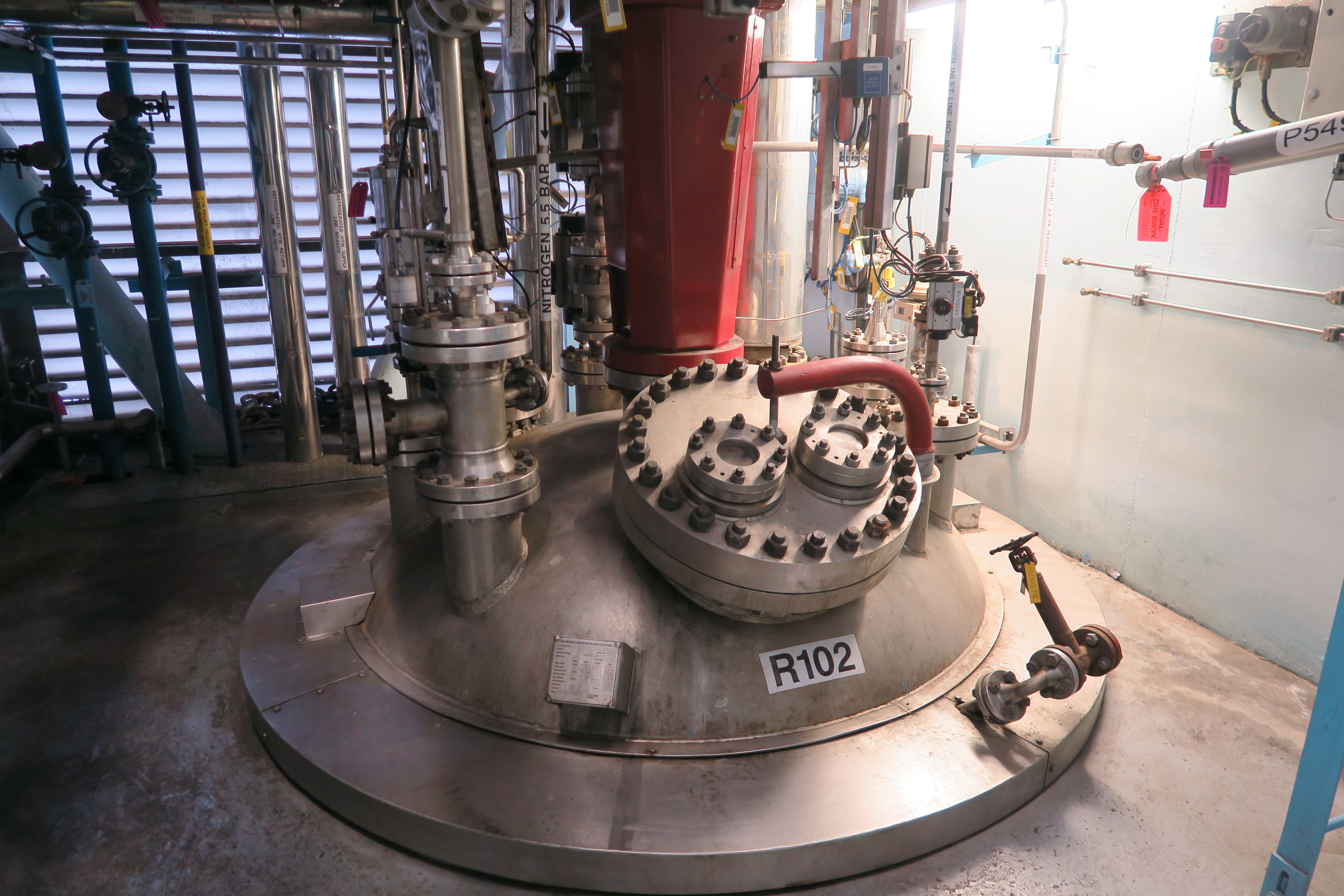 Stainless Steel 316L Langfields Ltd Batch-Type Agitated Reactor/Autoclave - IPP# 242608