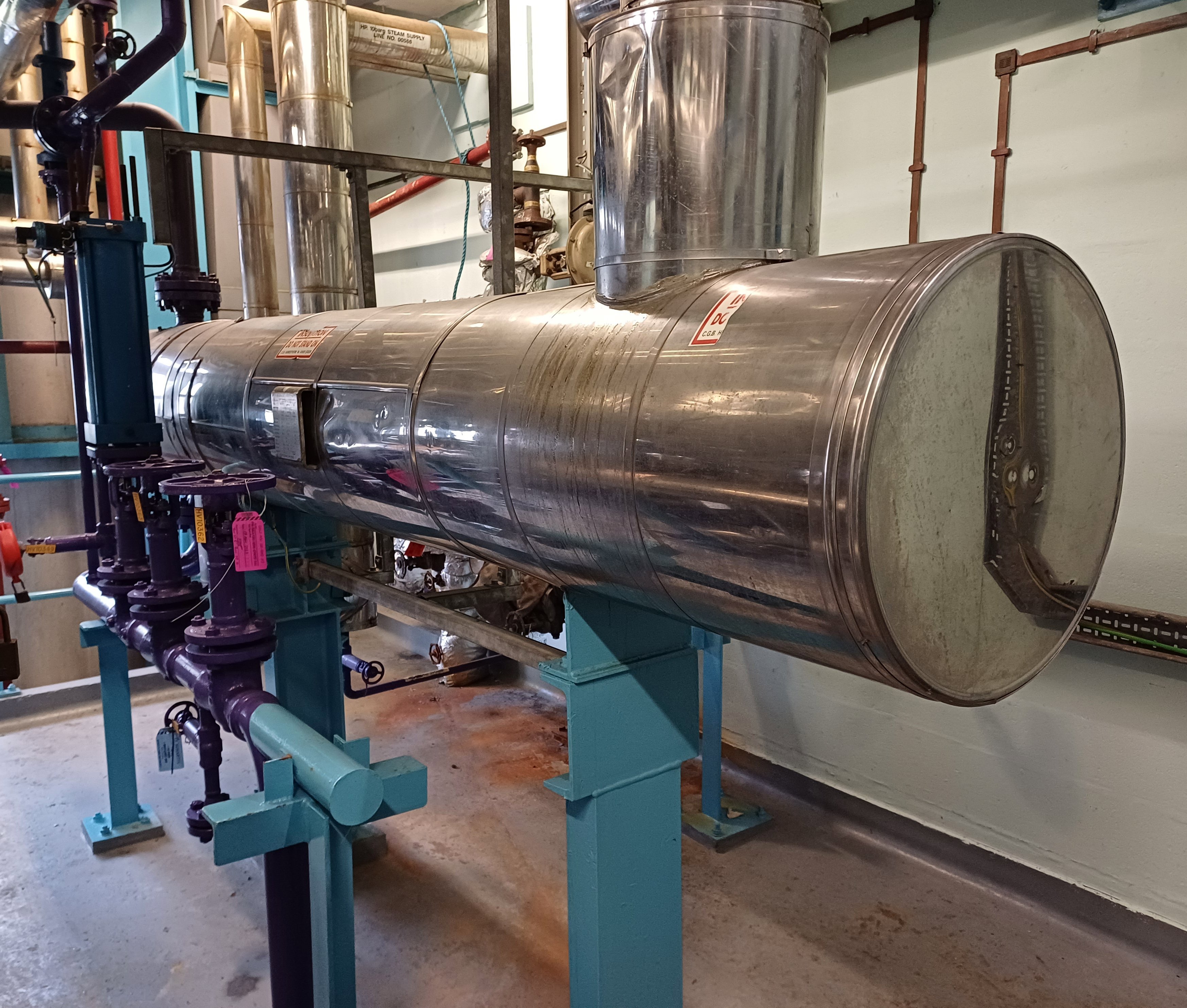 Carbon Steel Titanium Fabrication Corporation Shell and Tube Heat Exchanger - IPP# 242617
