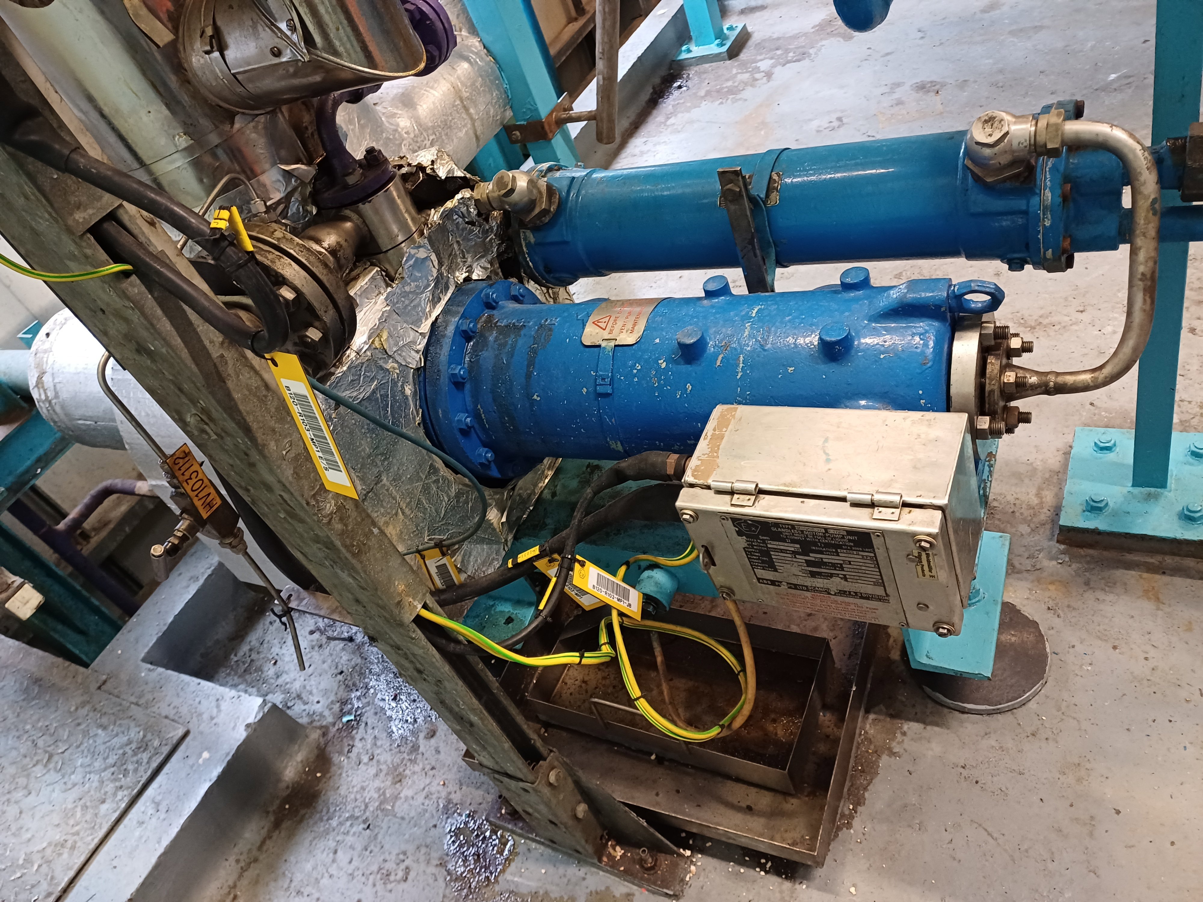 Stainless Steel 316 Thermal fluid ABS HHPNX80/50.20 Centrifugal Pump - IPP# 242618
