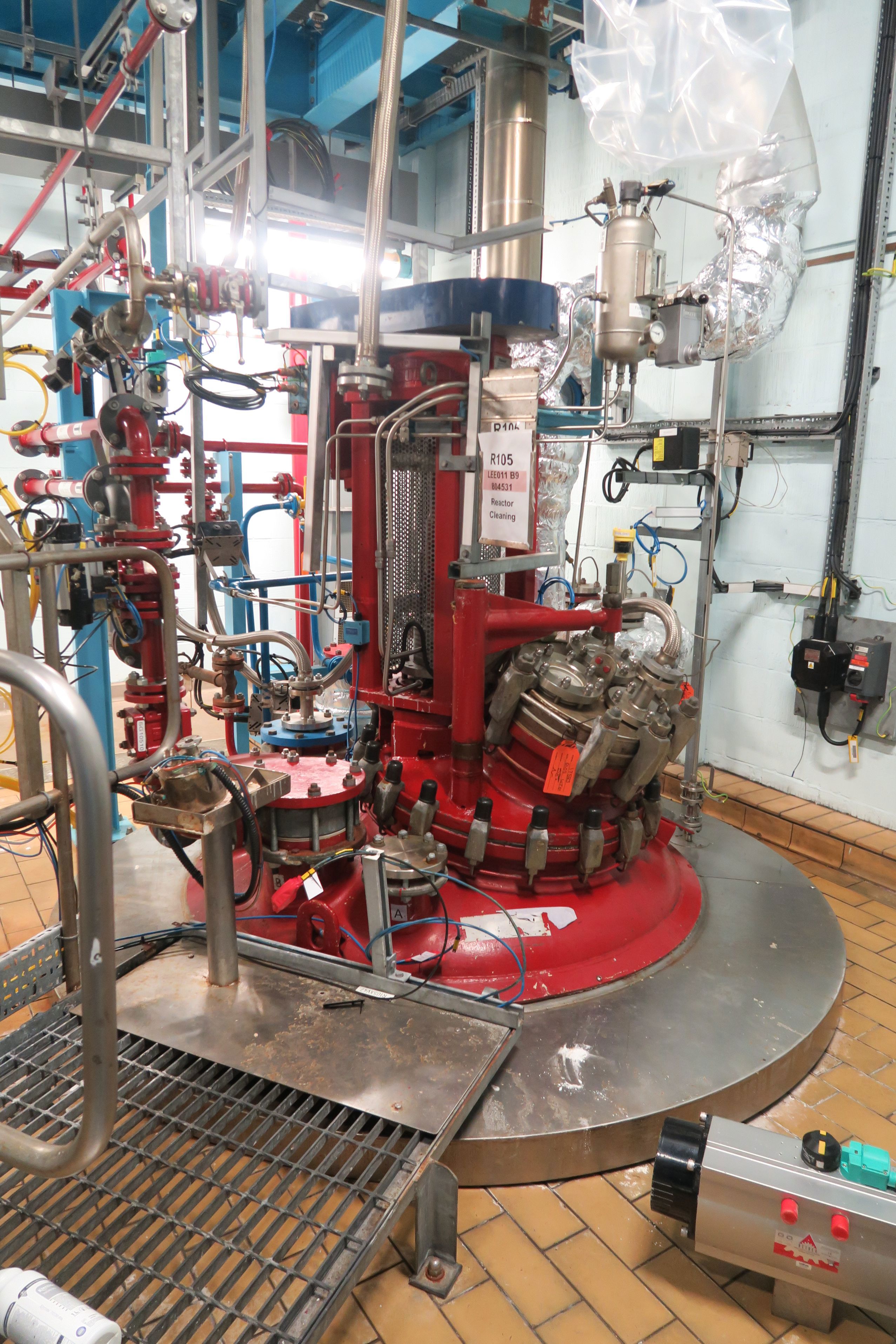 Glasslined Pfaudler CE2500 Batch-Type Agitated Reactor - IPP# 242619