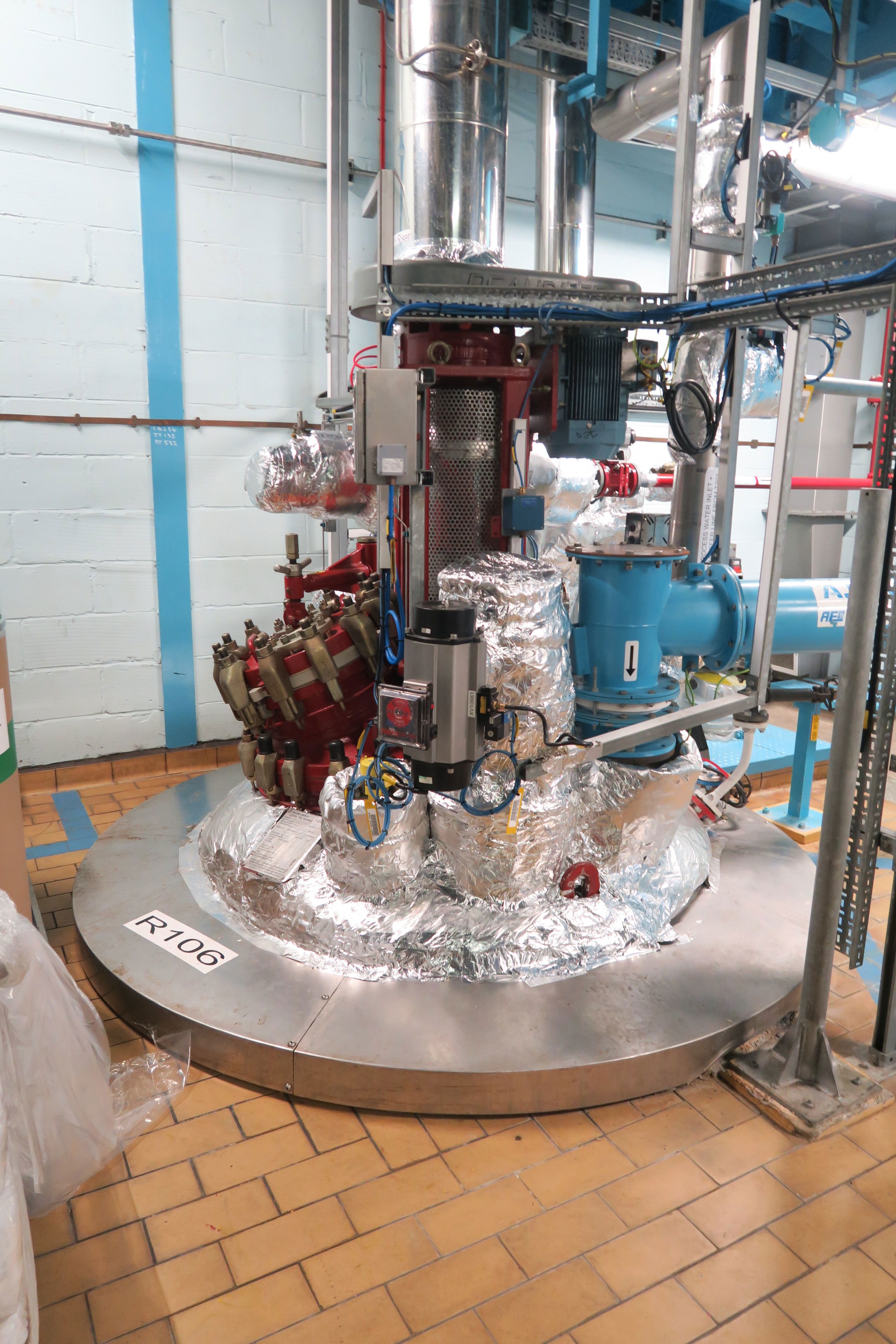 Glasslined Pfaudler CE2500 Batch-Type Agitated Reactor - IPP# 242624