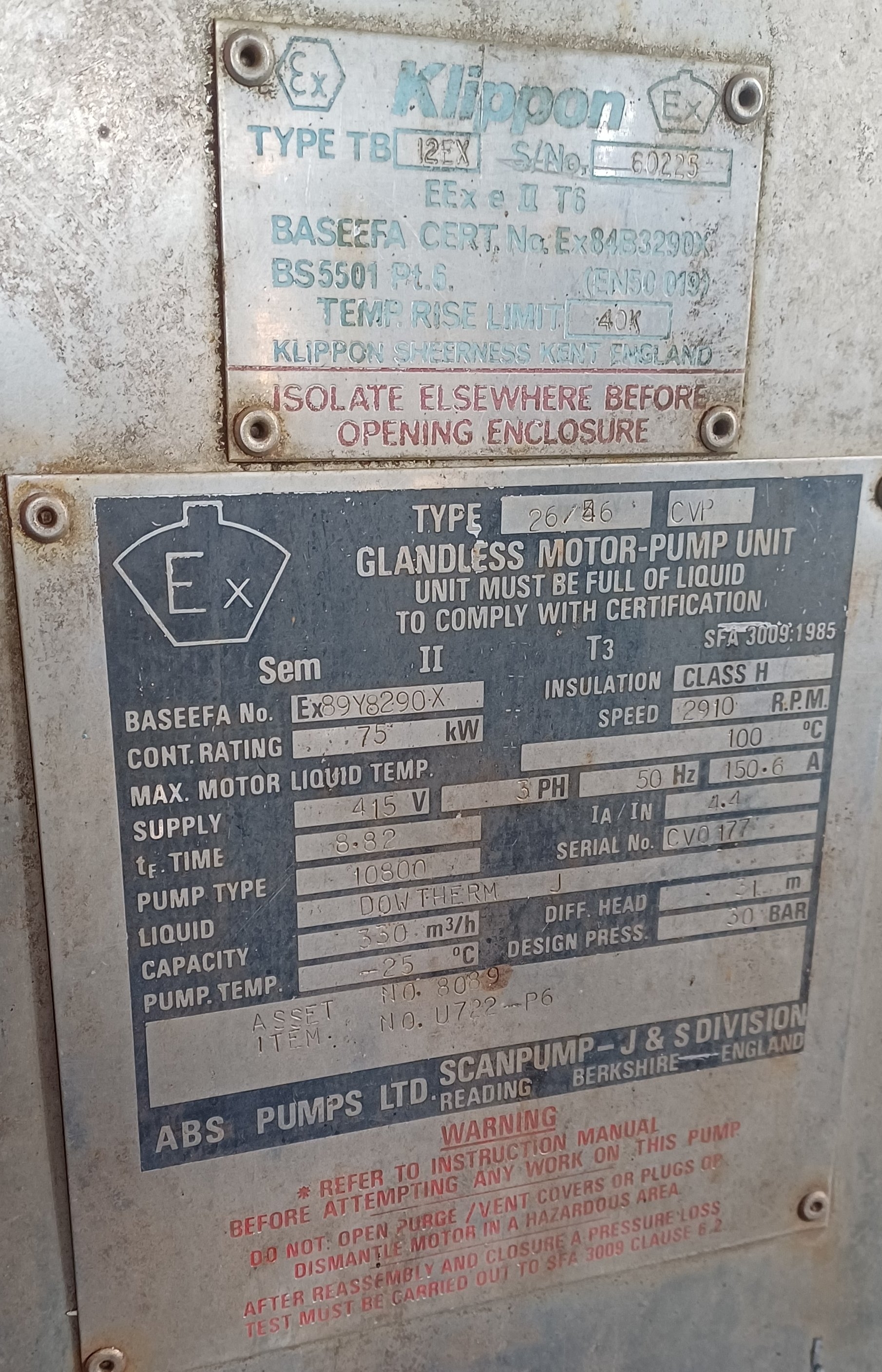 Carbon Steel ABS Pumps Ltd Glandless Motor Centrifugal Pump - IPP# 242745