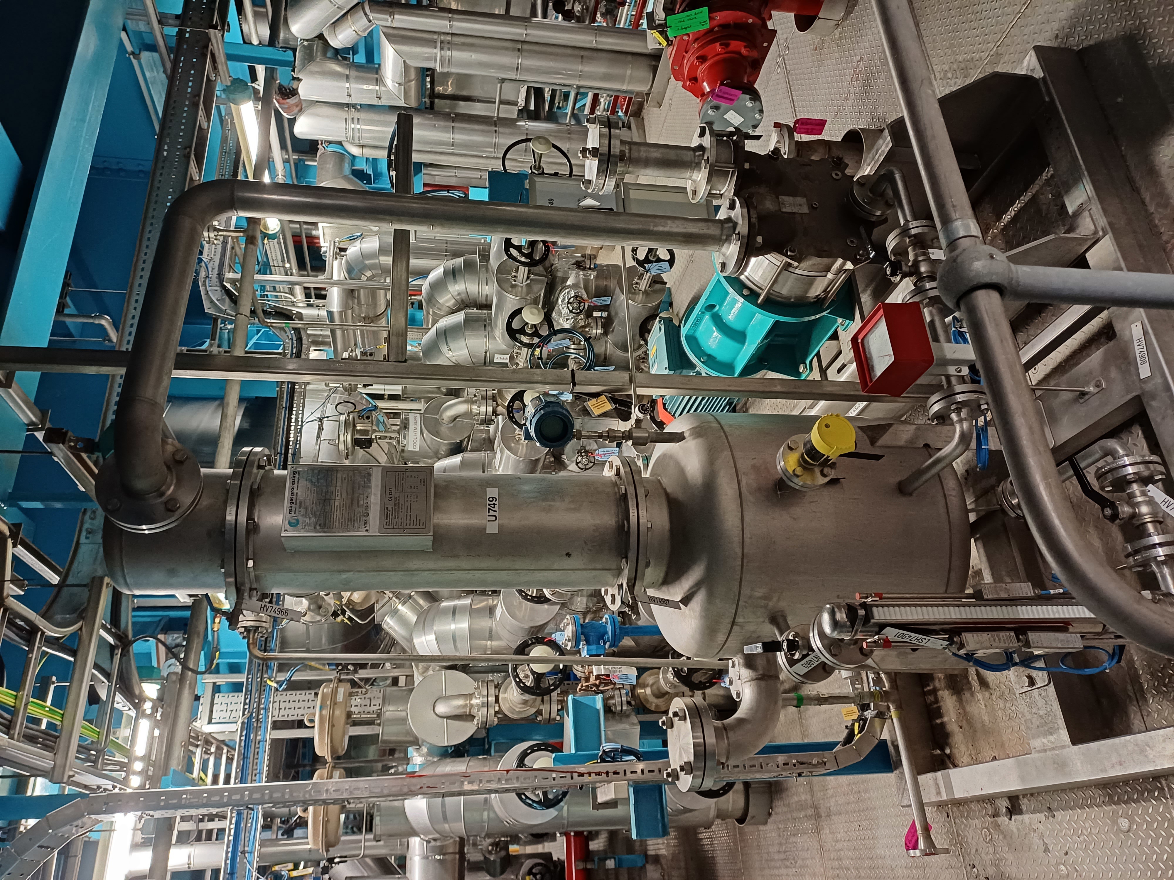 Stainless Steel 316L NSB Gas Processing APOVAC 3.2/PMZF 2510 D6X4 Pump-Vacuum Skid - IPP# 242758