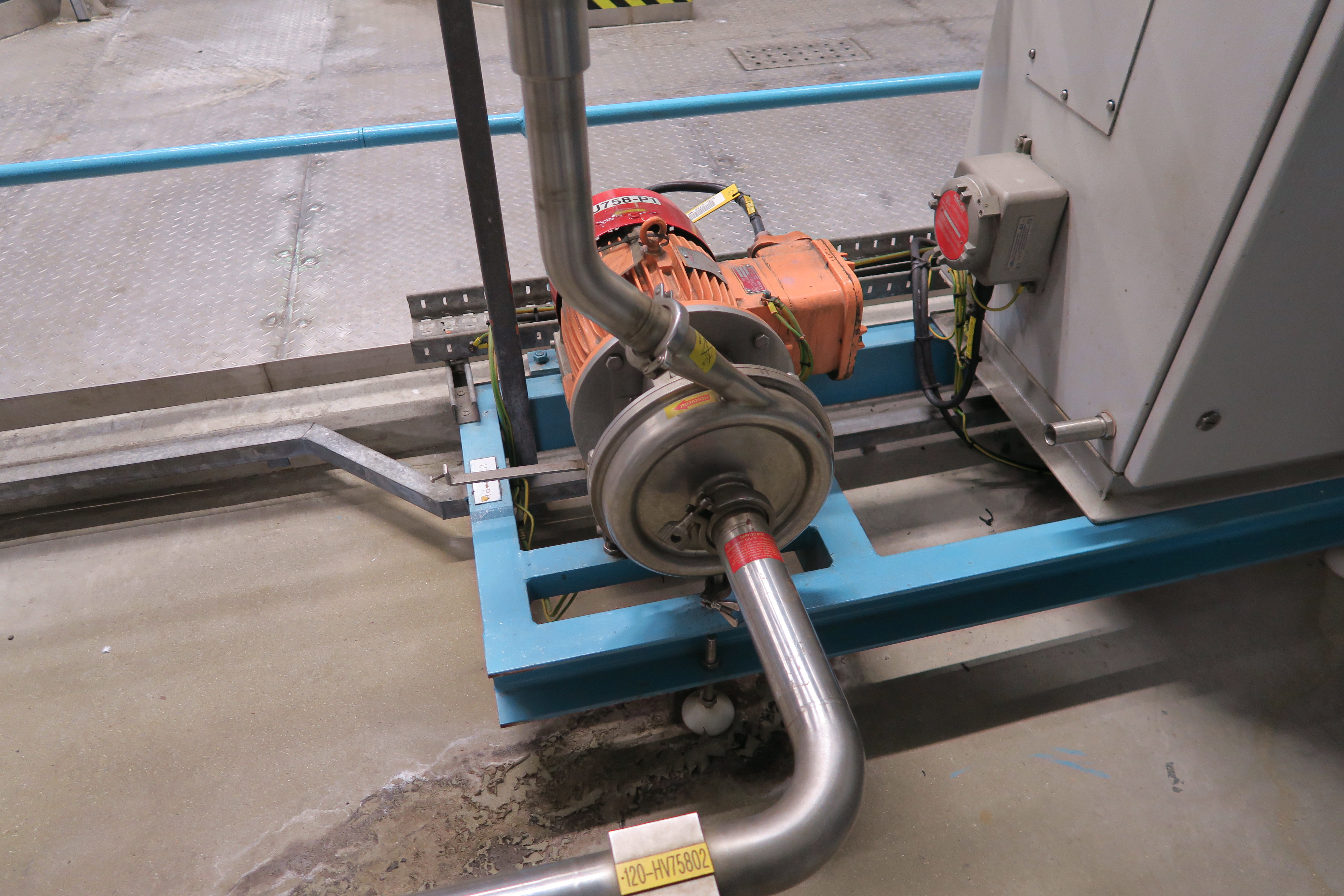 Stainless Steel 316L Alfa Laval LKH III Trapure 35/199 SSS 5.5kW Centrifugal Pump - IPP# 242761