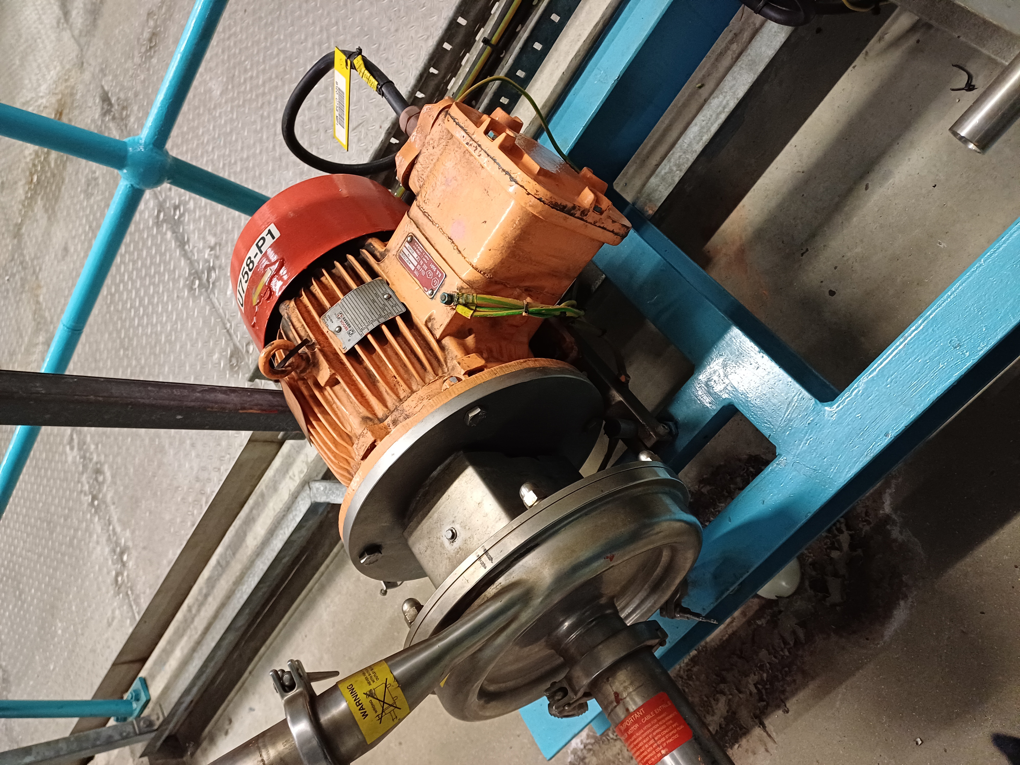 Stainless Steel 316L Alfa Laval LKH III Trapure 35/199 SSS 5.5kW Centrifugal Pump - IPP# 242761