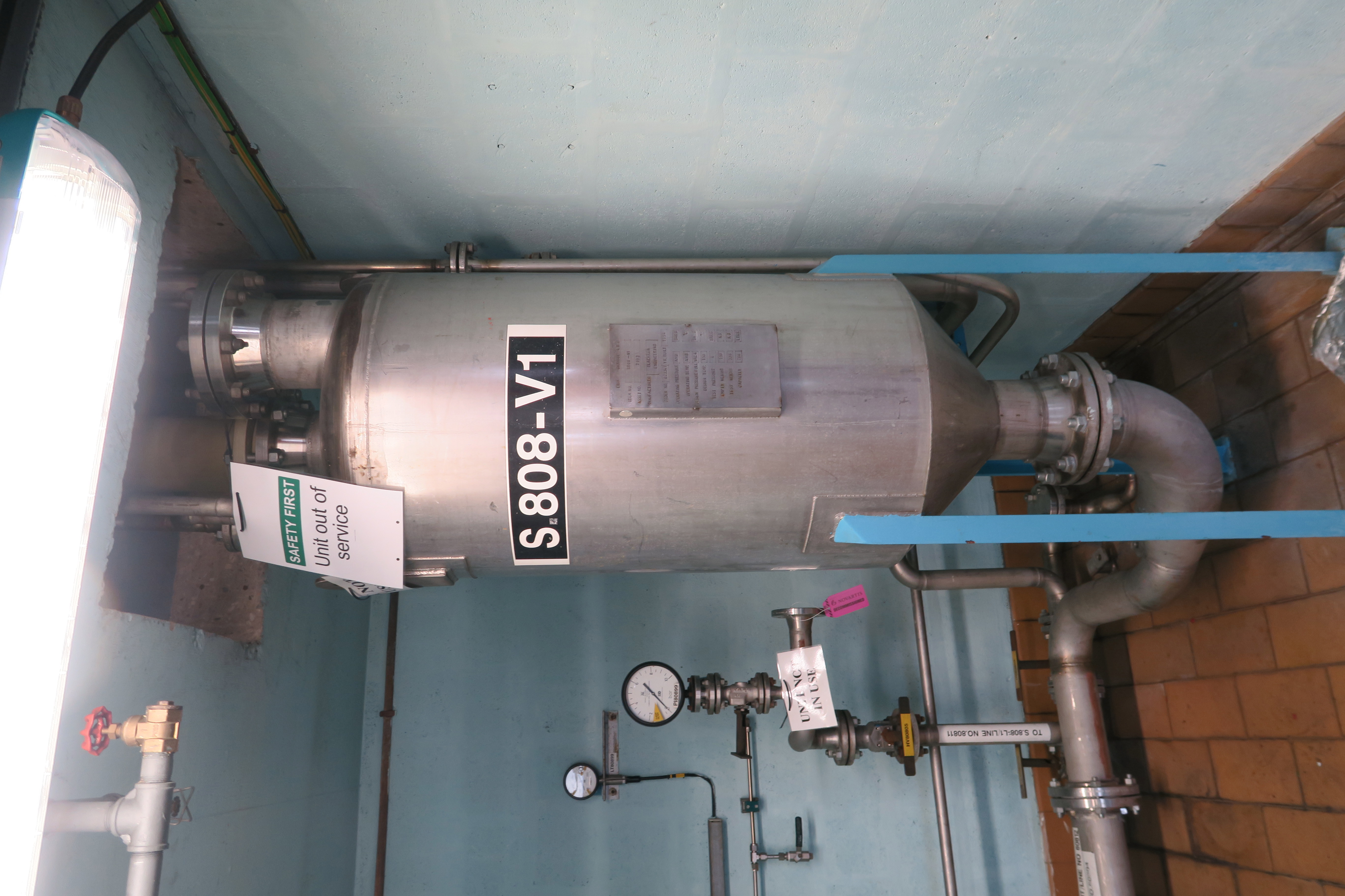 Stainless Steel 316L Blackrow Engineering Tank - IPP# 242726