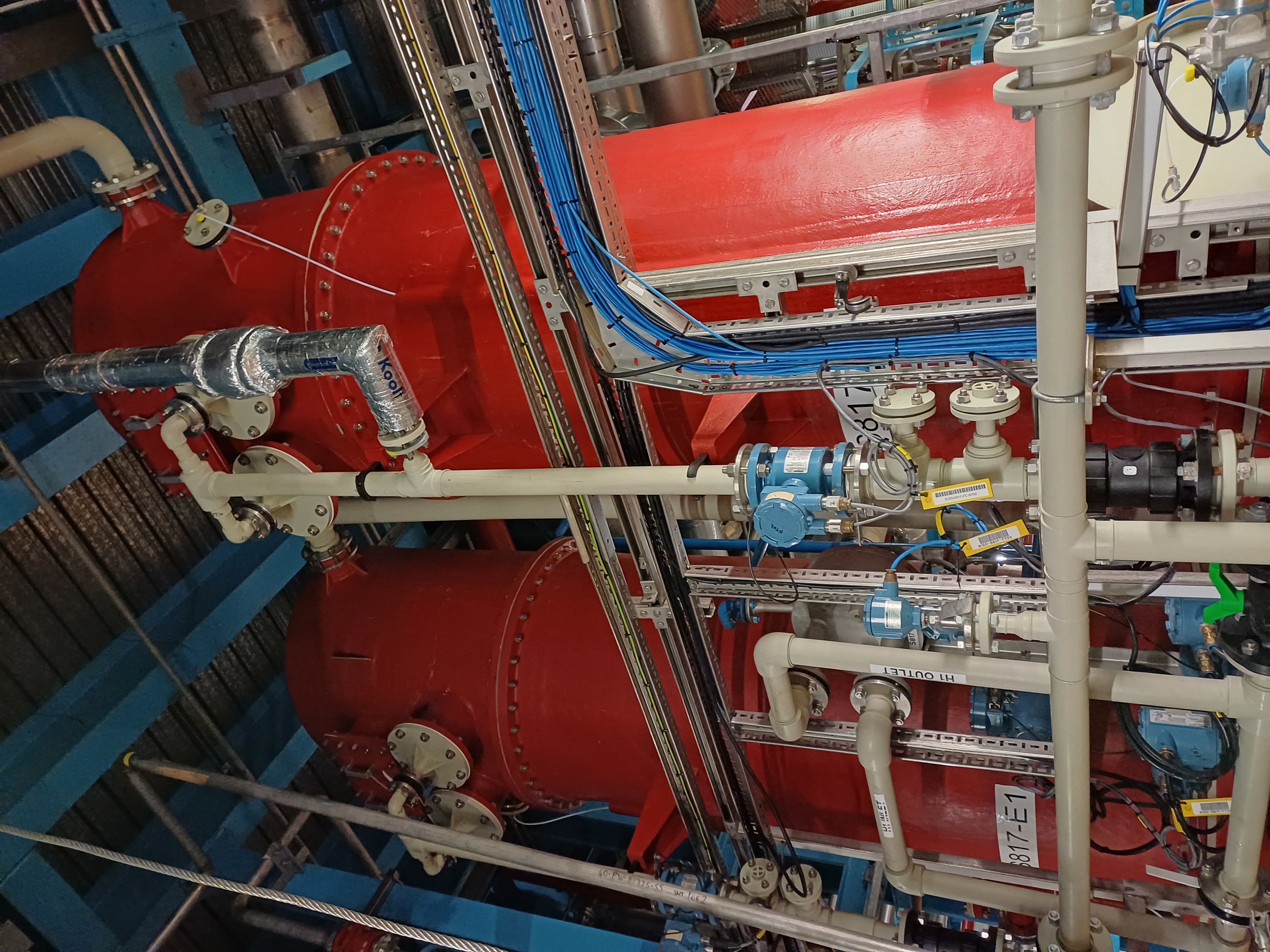 Fiberglass Azide twin column 2-stage Scrubber system - IPP# 242731