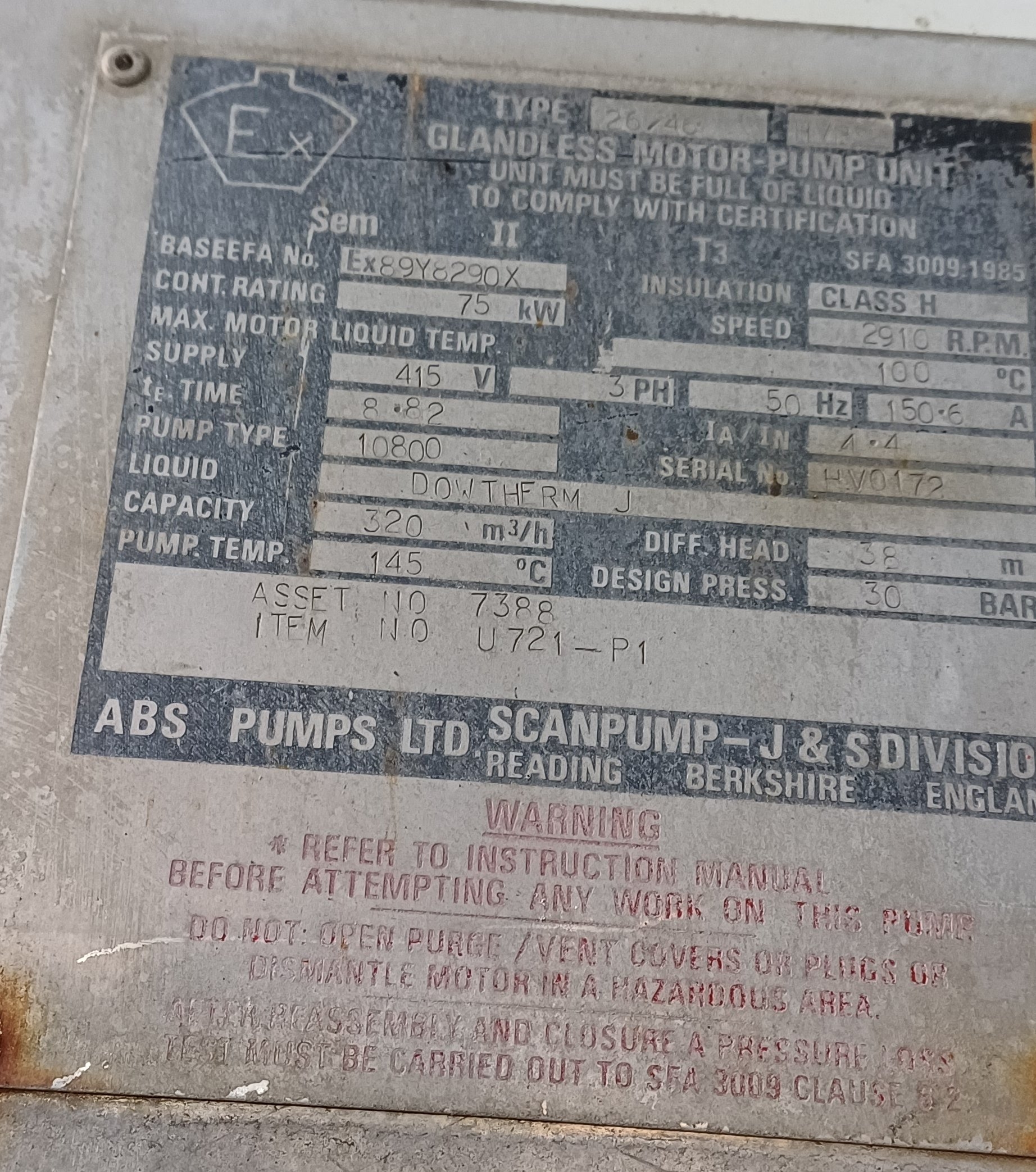 Carbon Steel ABS Pumps Ltd Glandless Motor Centrifugal Pump - IPP# 242736