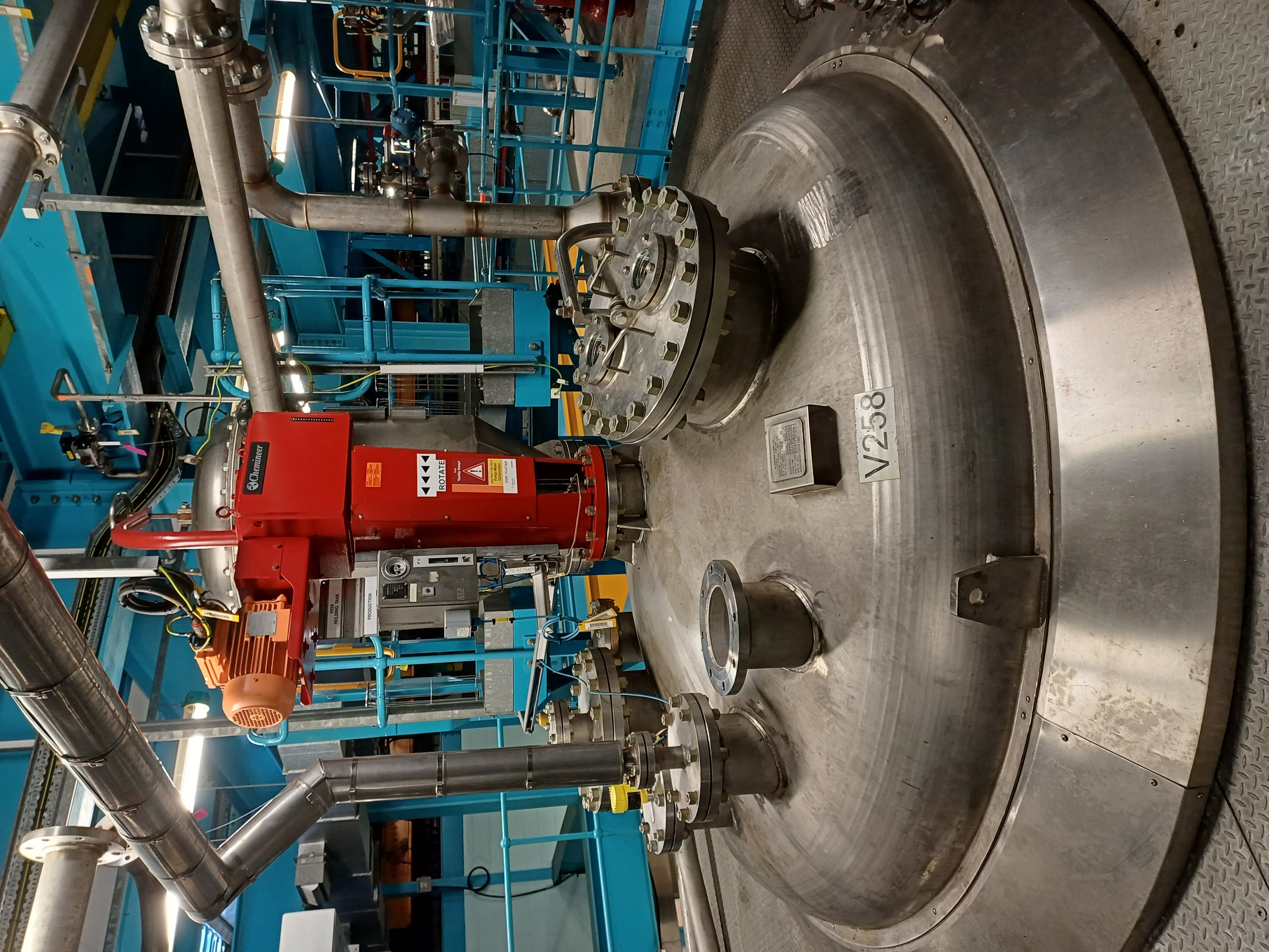19,000 L SS316L Batch-Type Agitated Reactor – CE & PD5500 Compliant - IPP# 242809