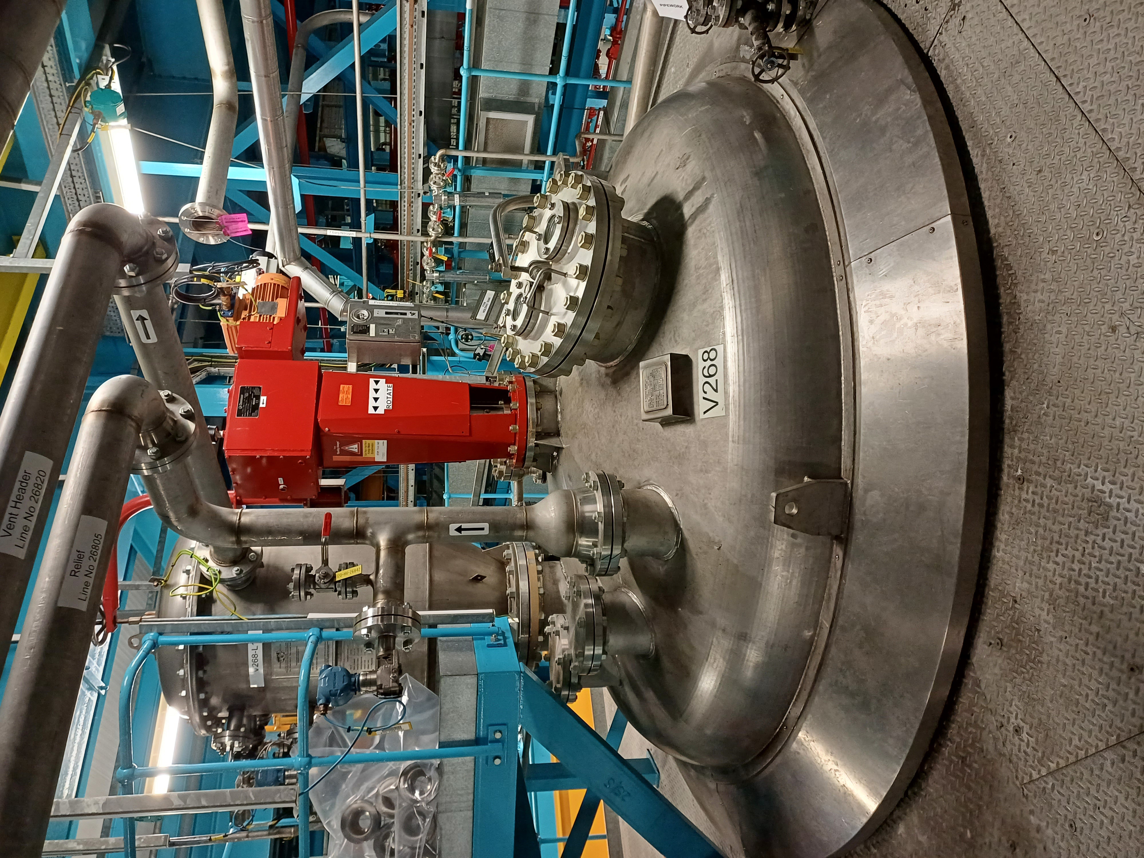Stainless Steel 316L H.Pontifex & sons ltd Batch-Type Agitated Reactor - IPP# 242815