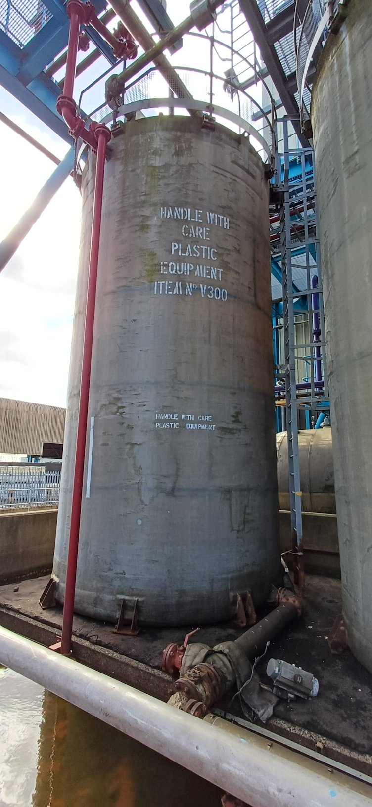 Fiberglass Plastic Construction Tank - IPP# 242839