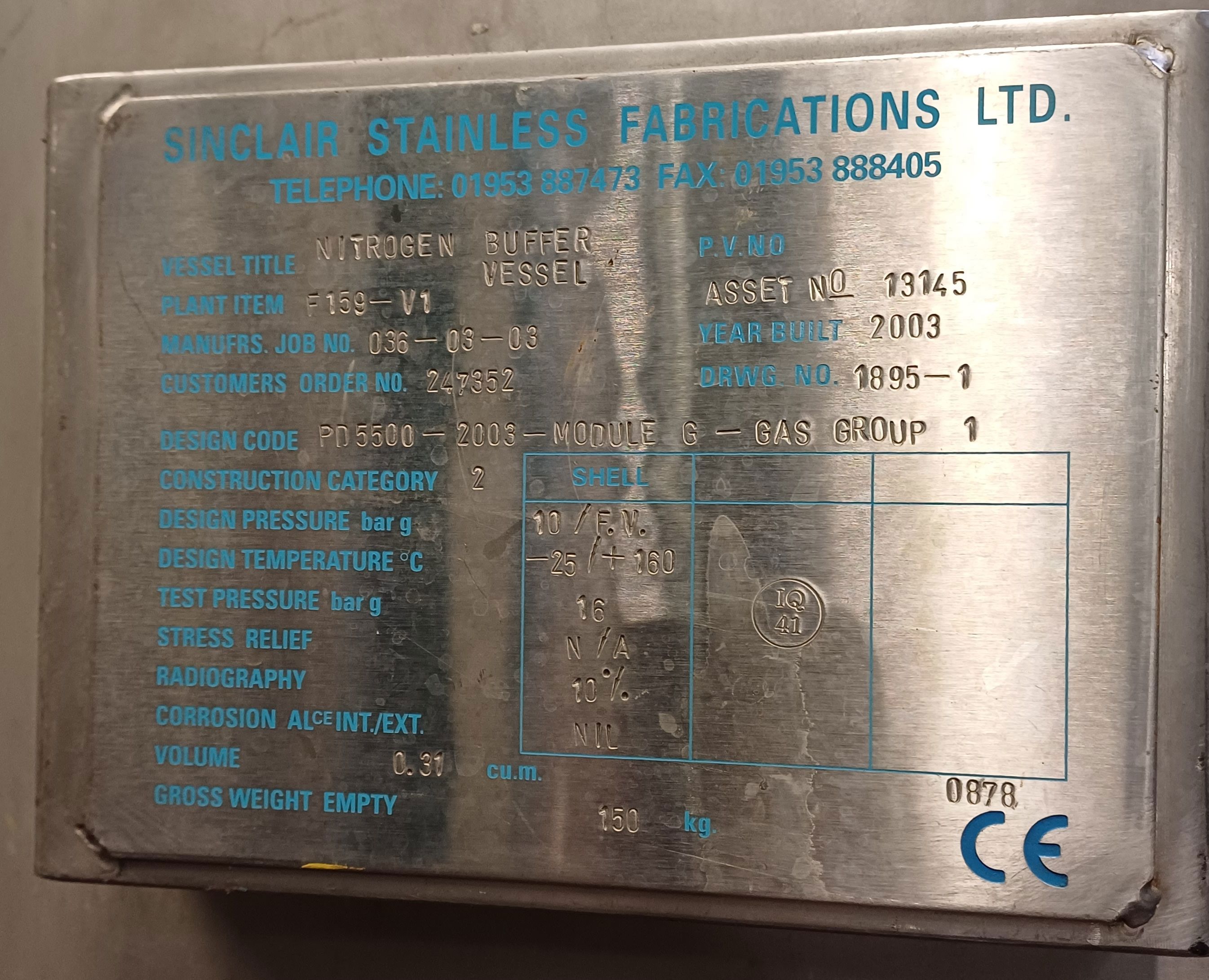 Stainless Steel 316L Krauss Maffei HZ-1250-2.5-PH Centrifuge-Peeler - IPP# 242960
