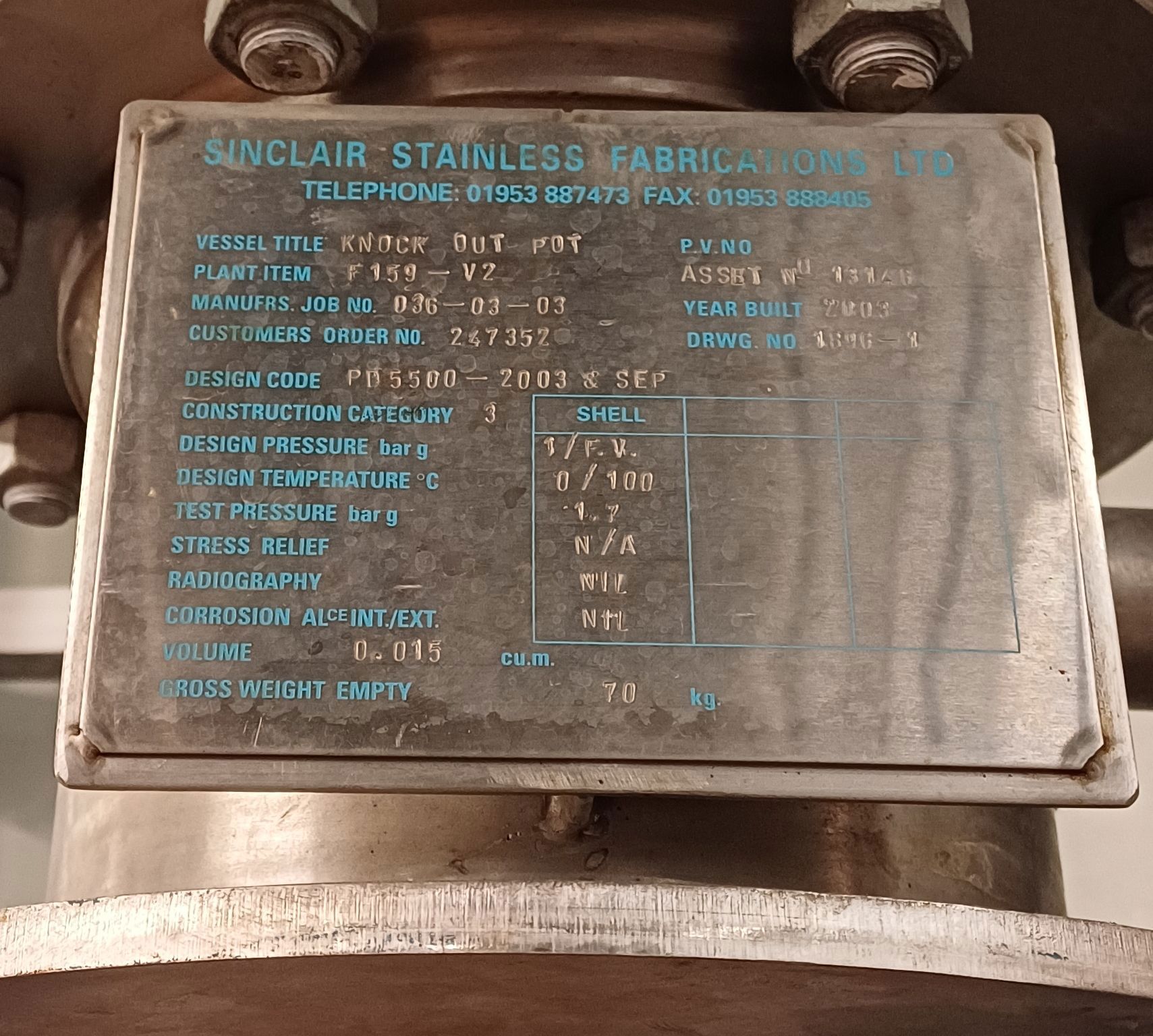Stainless Steel 316L Krauss Maffei HZ-1250-2.5-PH Centrifuge-Peeler - IPP# 242960