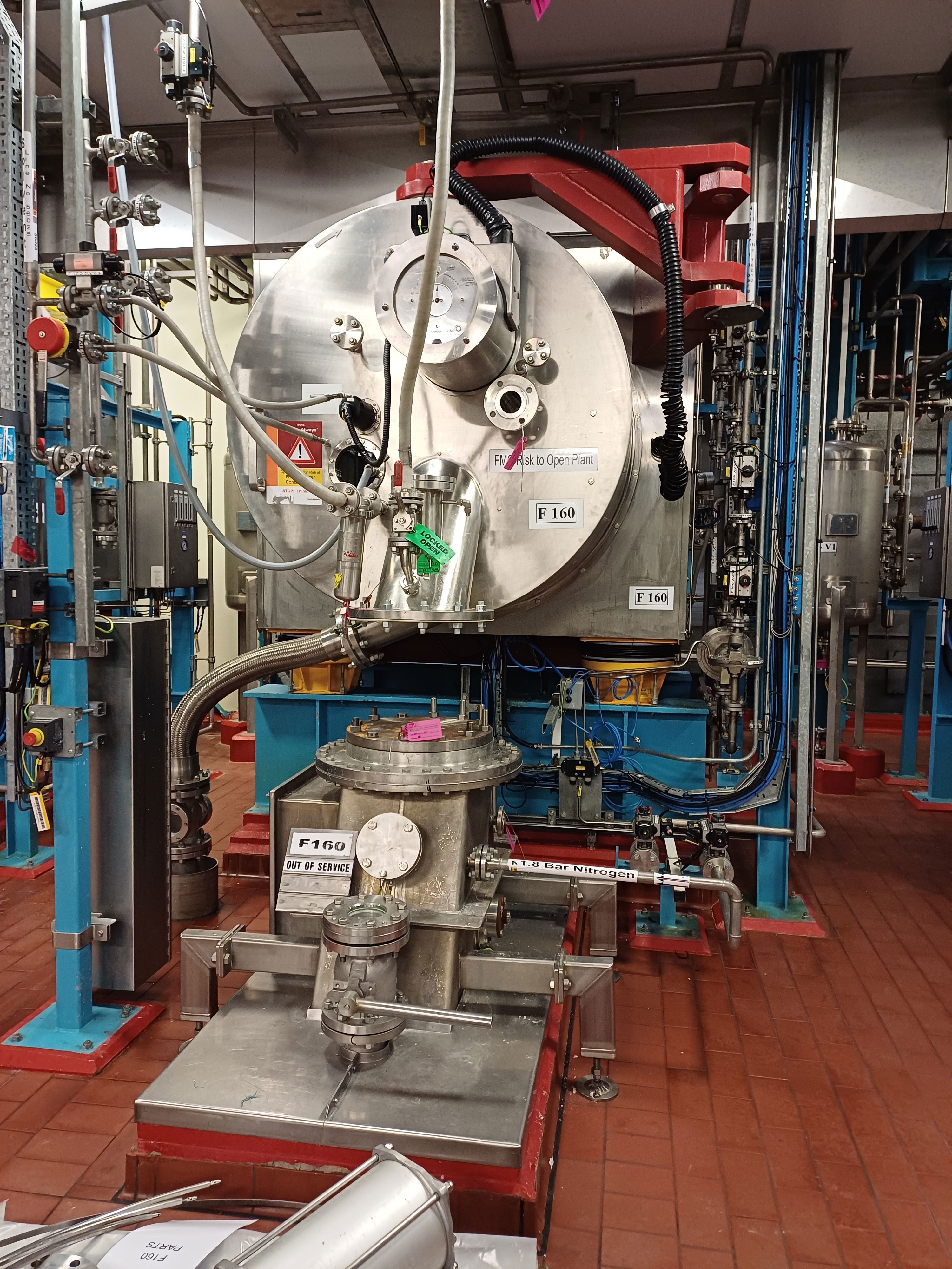   Centrifuge-Peeler 1,250 mm (49.2 in) Stainless Steel 316 For Sale - IPP# 242961