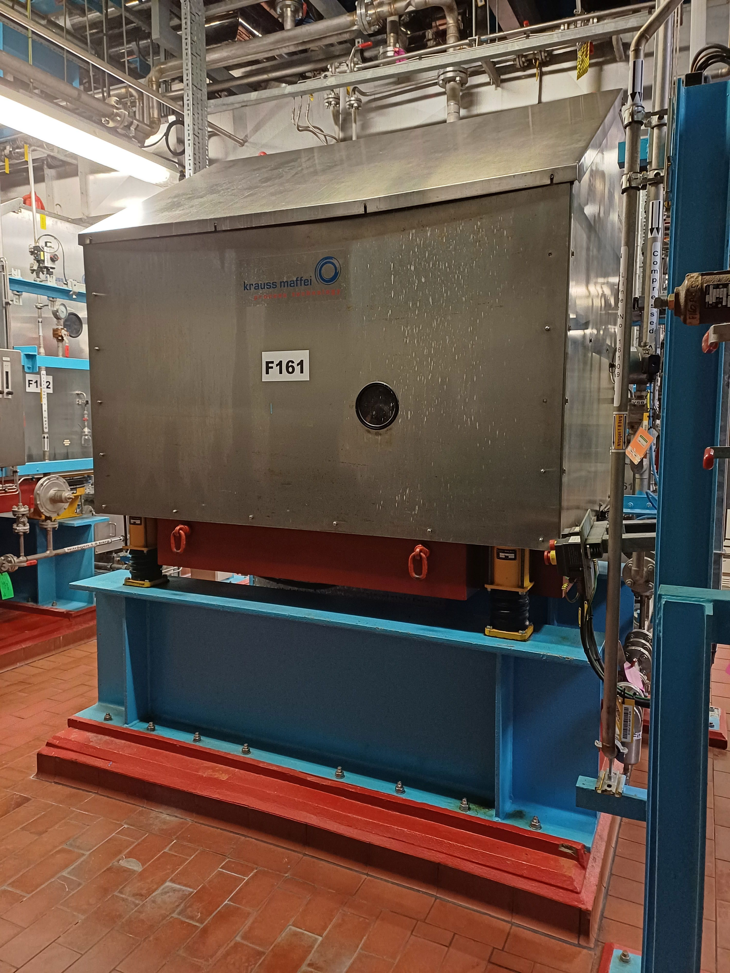 Stainless Steel 316L Krauss Maffei HZ-1250-2.5-PH Centrifuge-Peeler - IPP# 242962