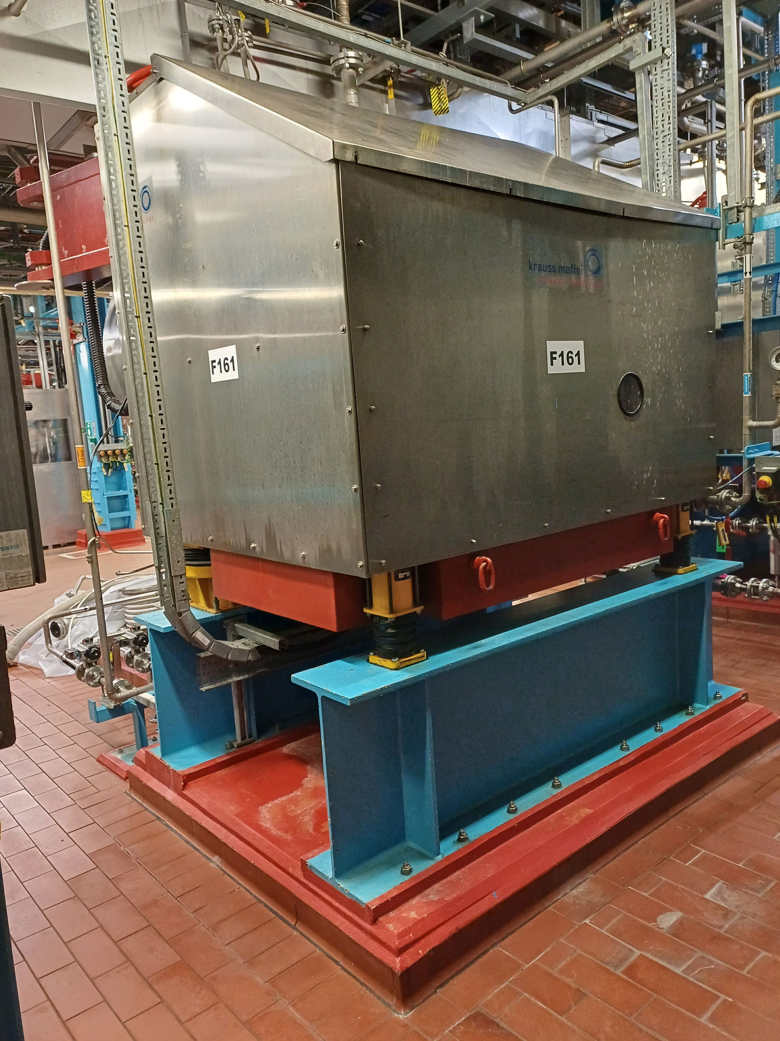 Stainless Steel 316L Krauss Maffei HZ-1250-2.5-PH Centrifuge-Peeler - IPP# 242962