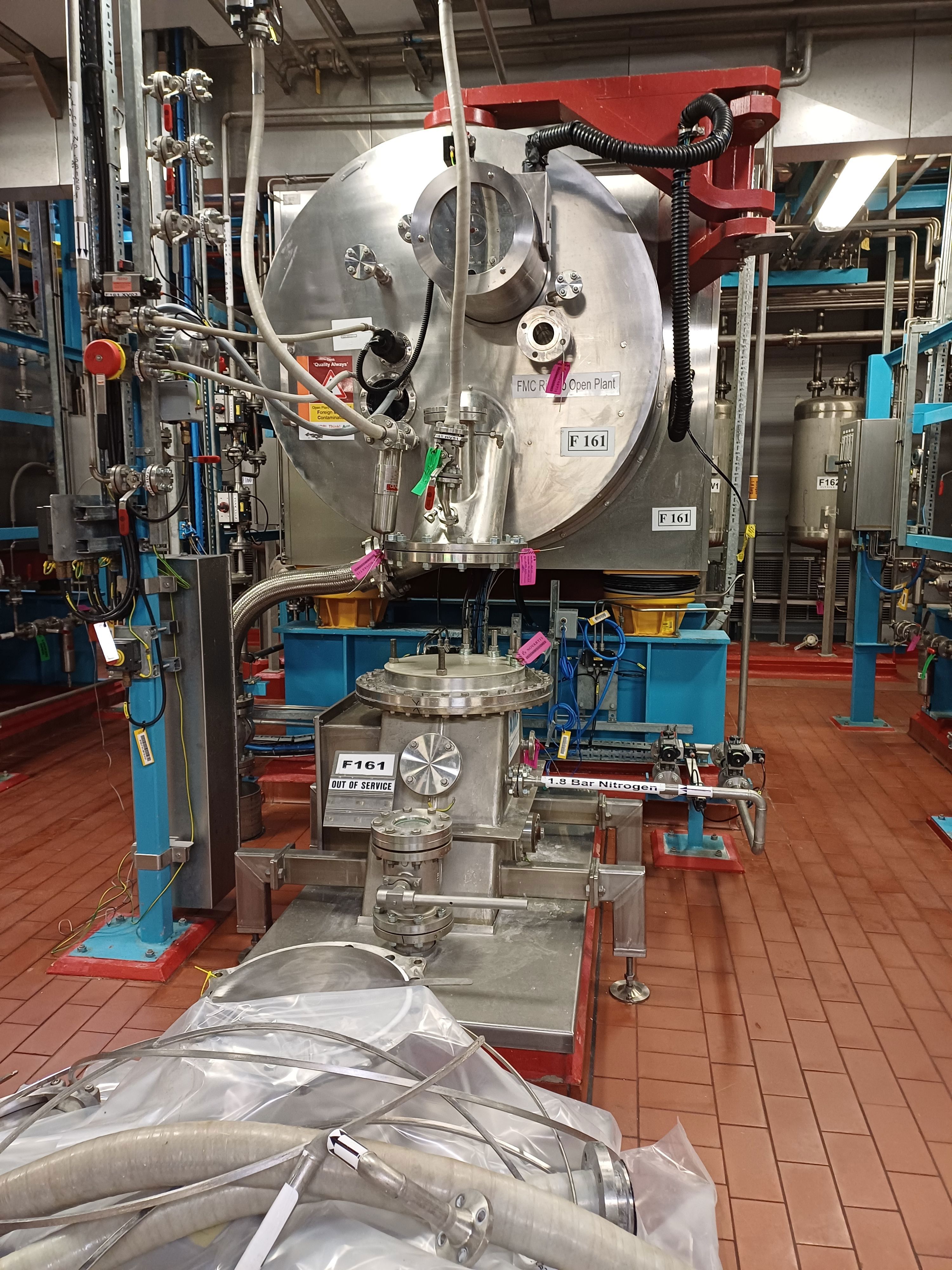 Stainless Steel 316L Krauss Maffei HZ-1250-2.5-PH Centrifuge-Peeler - IPP# 242962