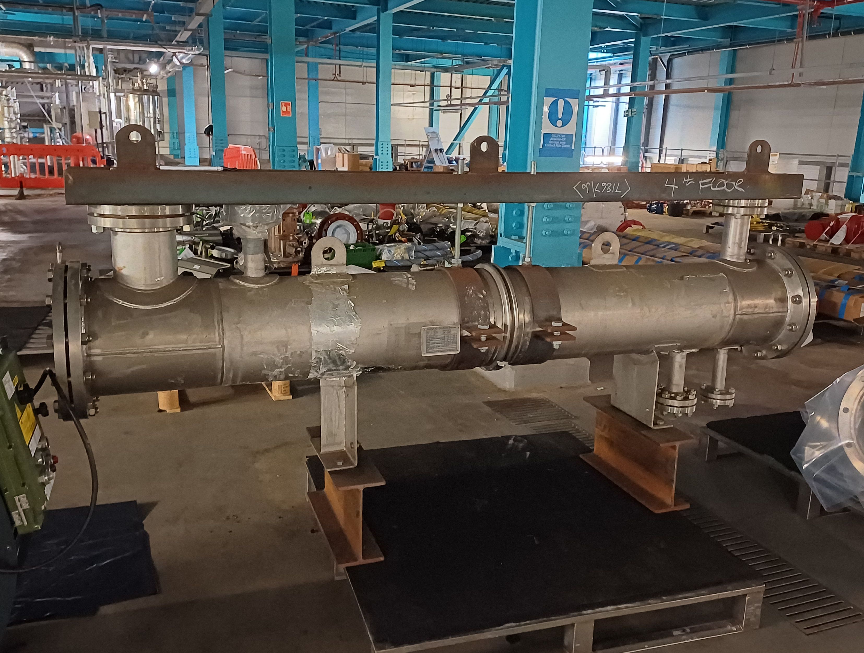 Unused Shell and Tube Heat Exchanger 8 m² (86.1 ft²) Hastelloy - C22 For Sale - IPP# 242968
