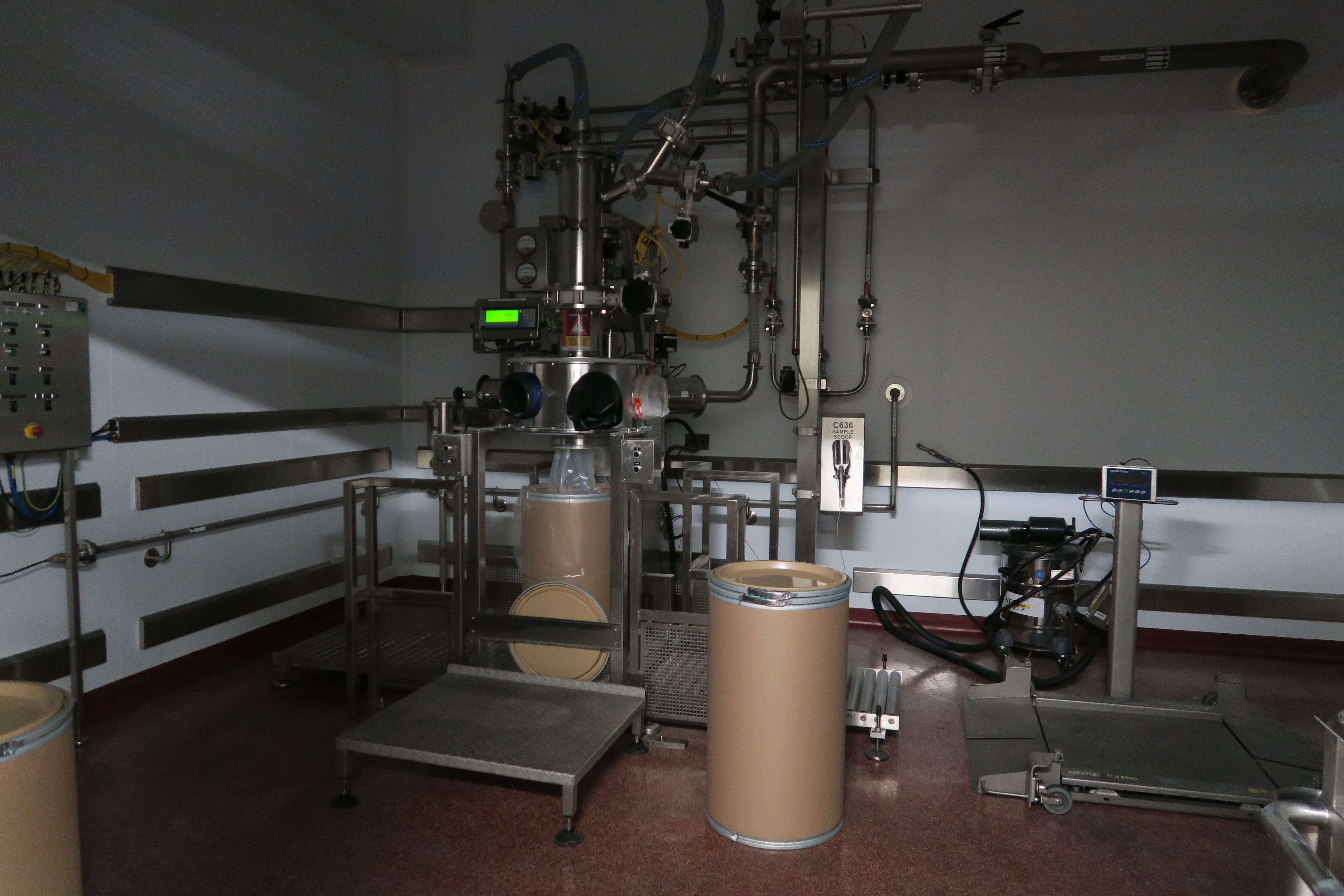 316L stainless steel solids drum discharge/isolation unit - Pharma - IPP# 242925