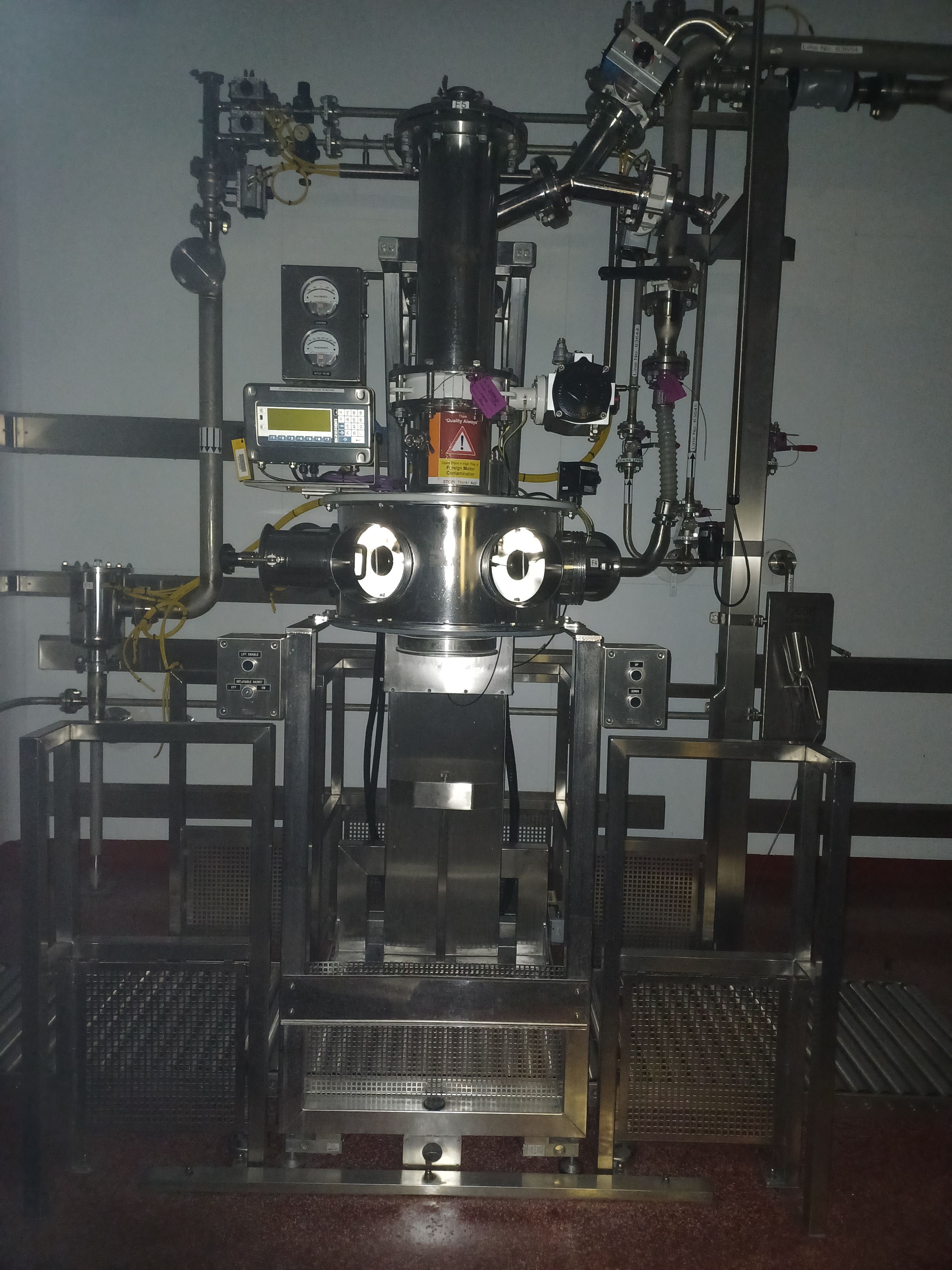 316L stainless steel solids drum discharge/isolation unit - Pharma - IPP# 242925