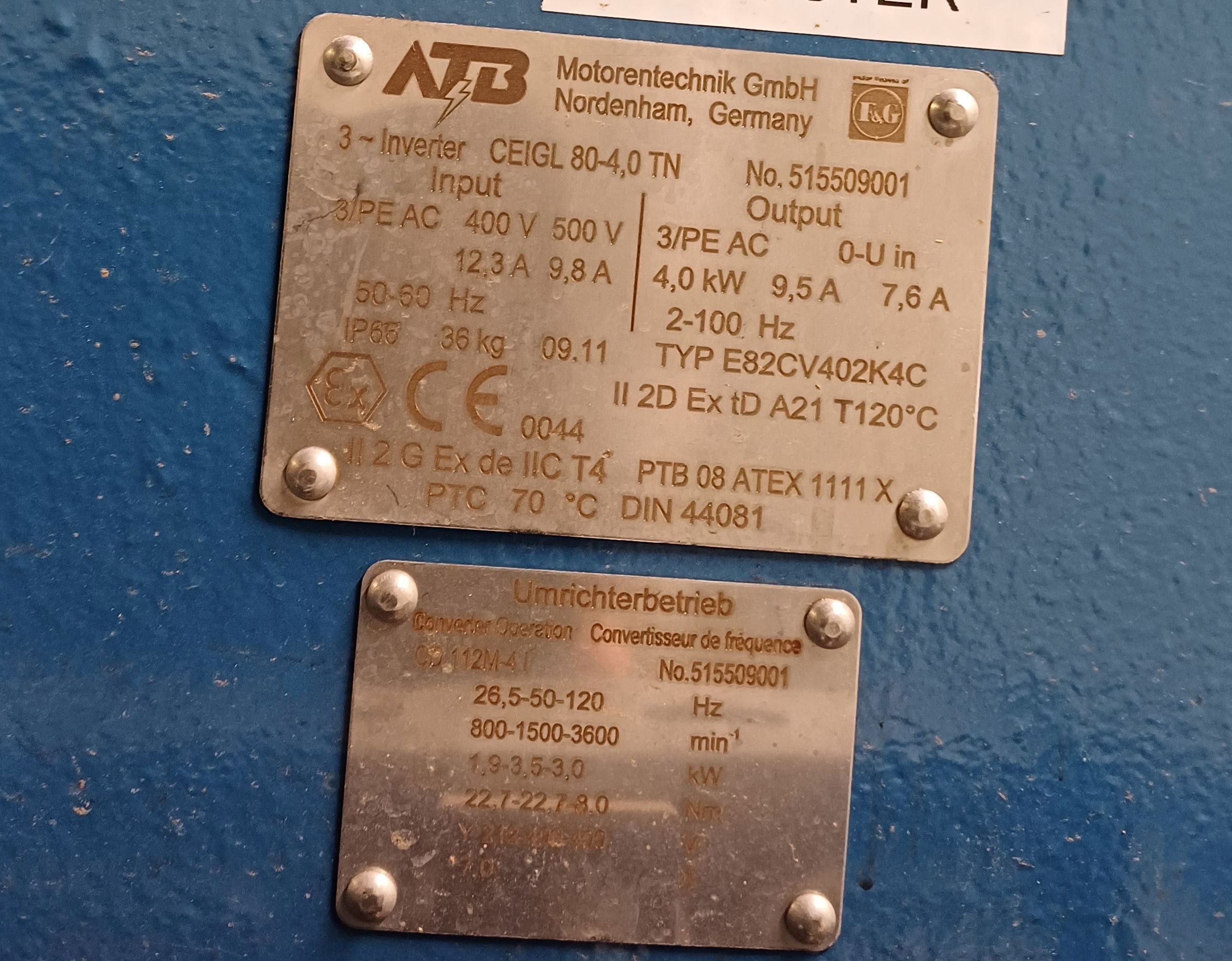 Sterling Fluid systems BD H0400D2Y IK6 EYY Y3Y BHY Y0 ALAEOHO1 Pump-Vacuum - IPP# 243041