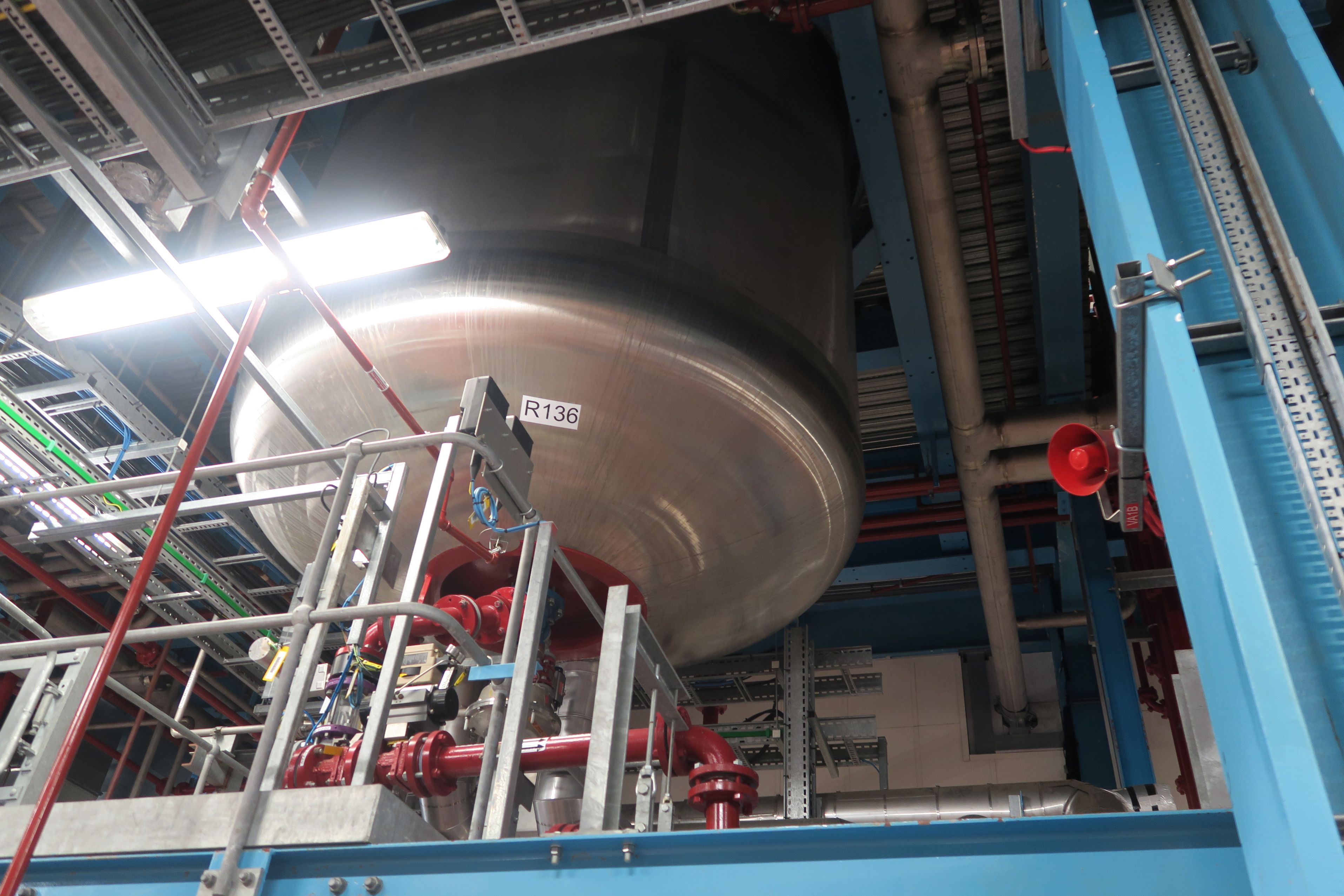 Glasslined Pfaudler BE Batch-Type Agitated Reactor