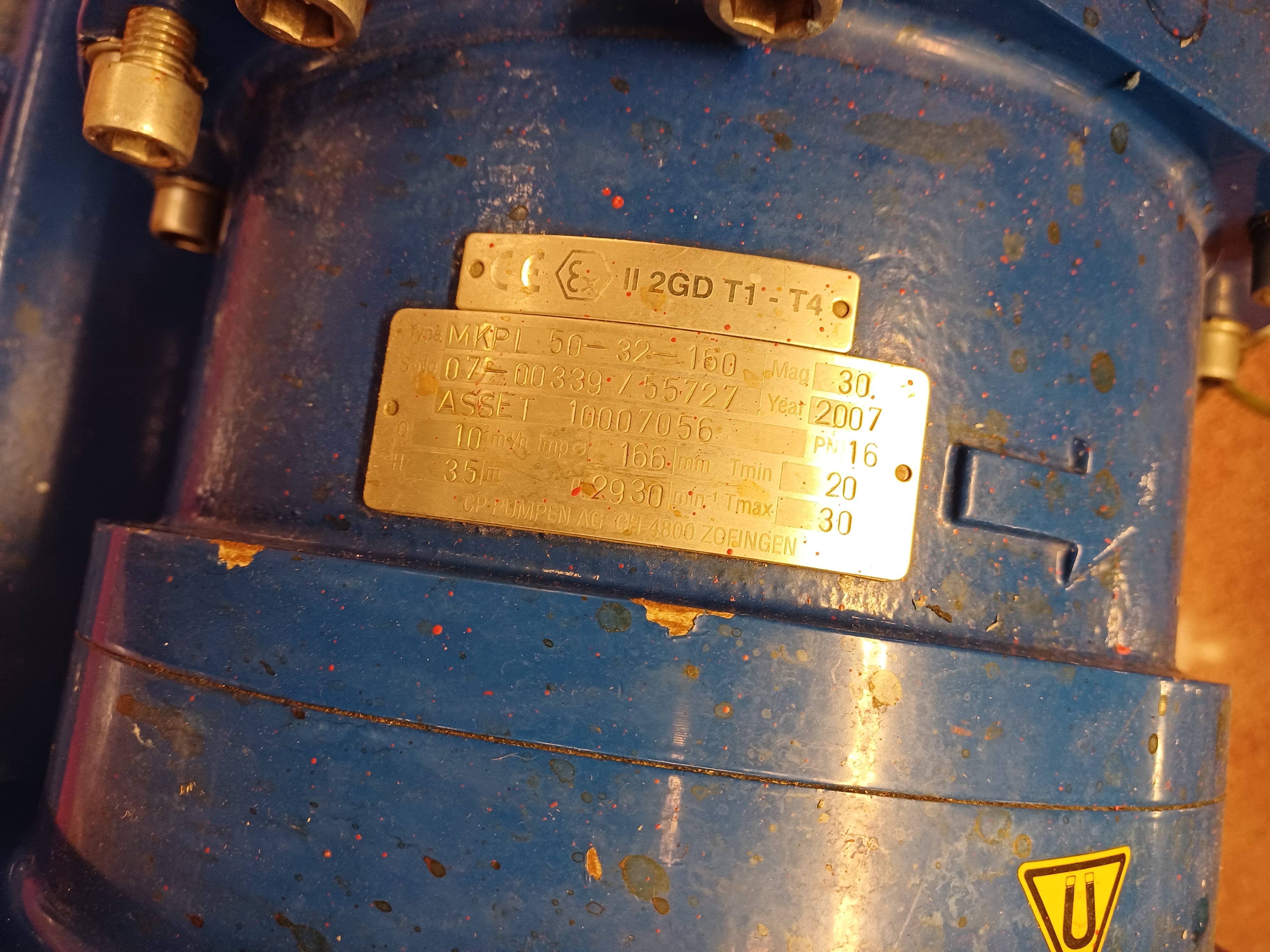 Stainless Steel Other CP Pumpen Ag MKPL 50-32-160 Centrifugal Pump - IPP# 243149