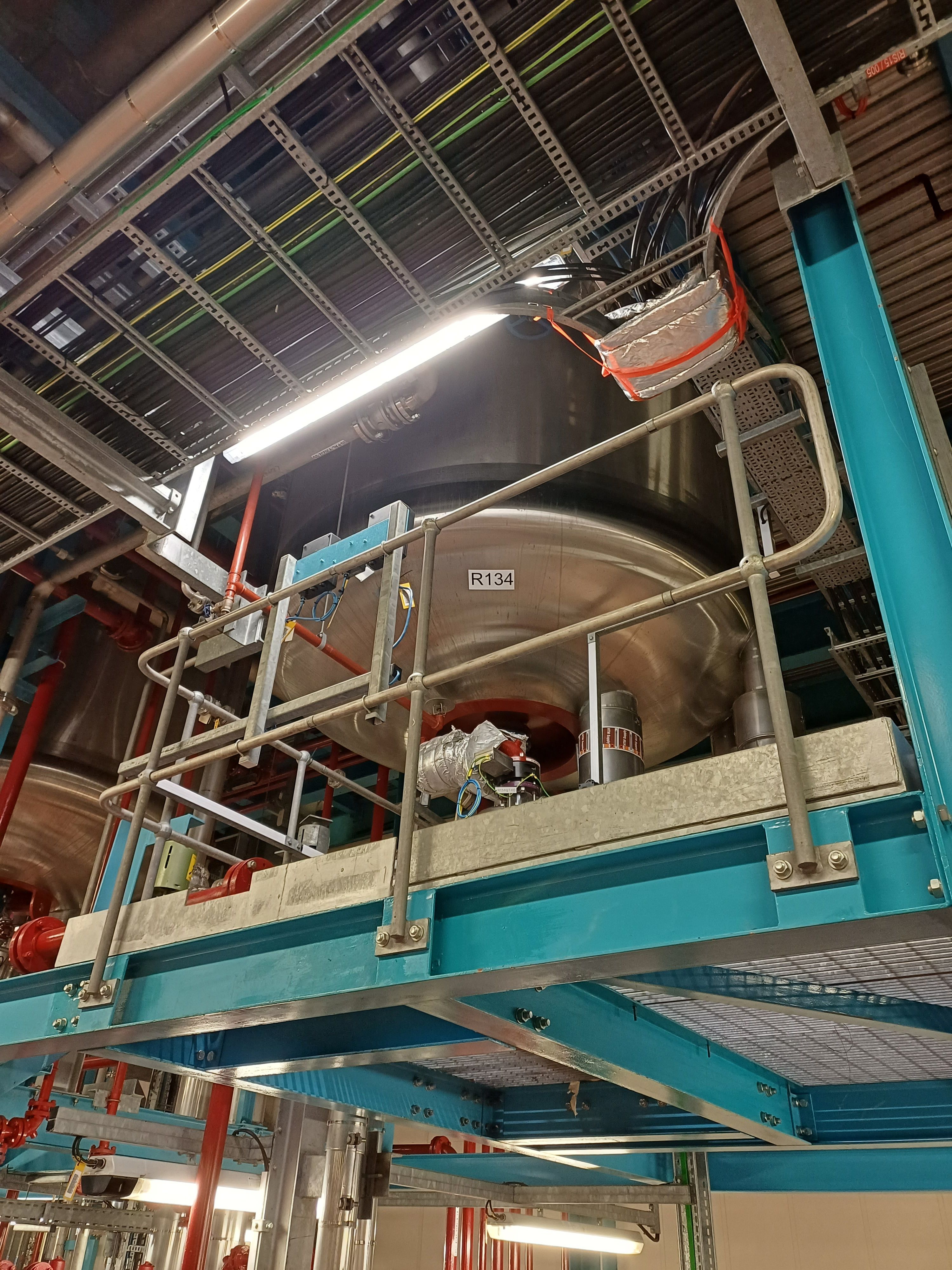 Glasslined Pfaudler BE Batch-Type Agitated Reactor