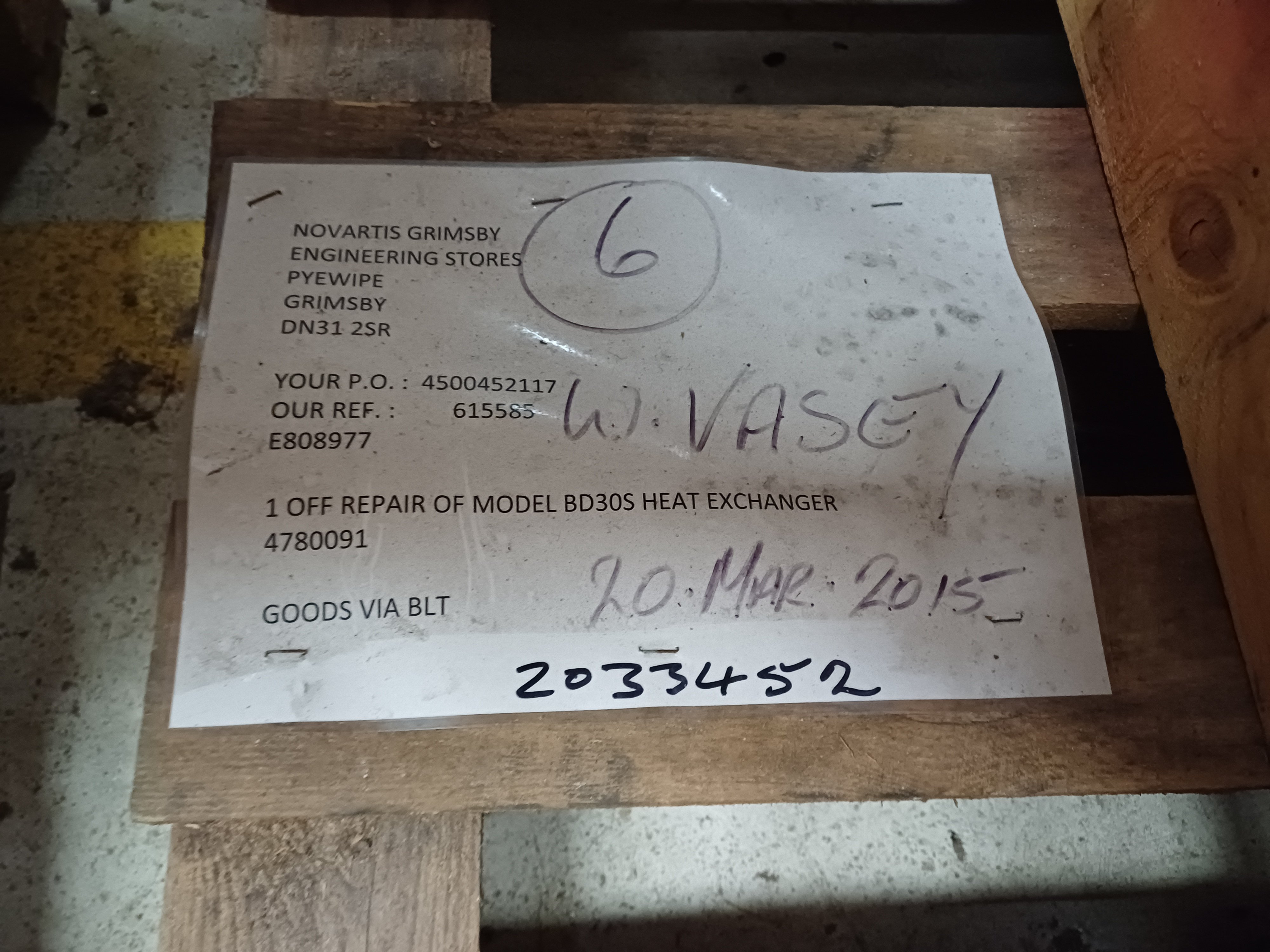  Graphite Block Heat Exchanger 2.7 m² (29.1 ft²) For Sale - IPP# 243456