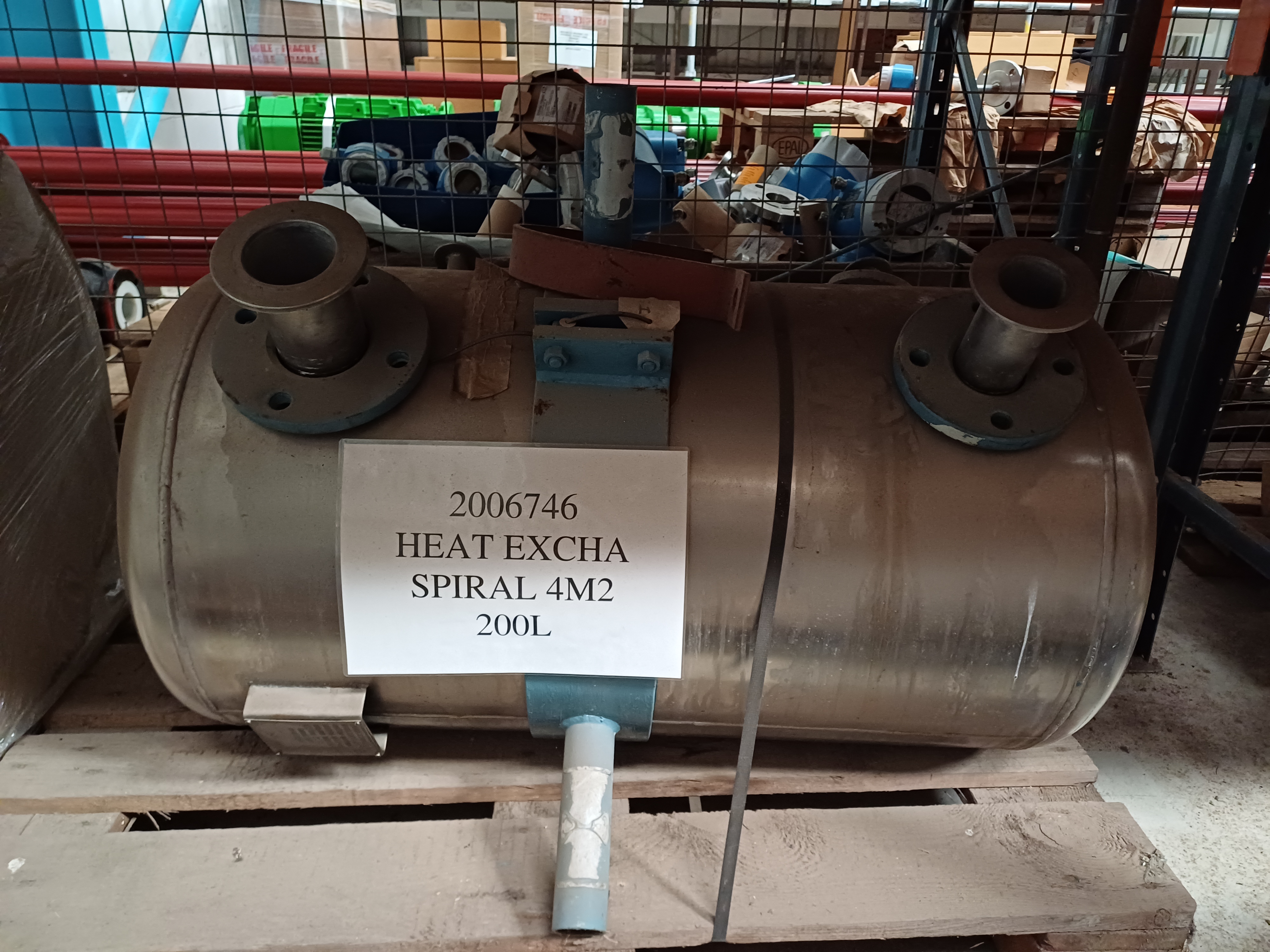  Stainless Steel Other Spiral Heat Exchanger 4 m² (43.1 ft²) For Sale - IPP# 243459