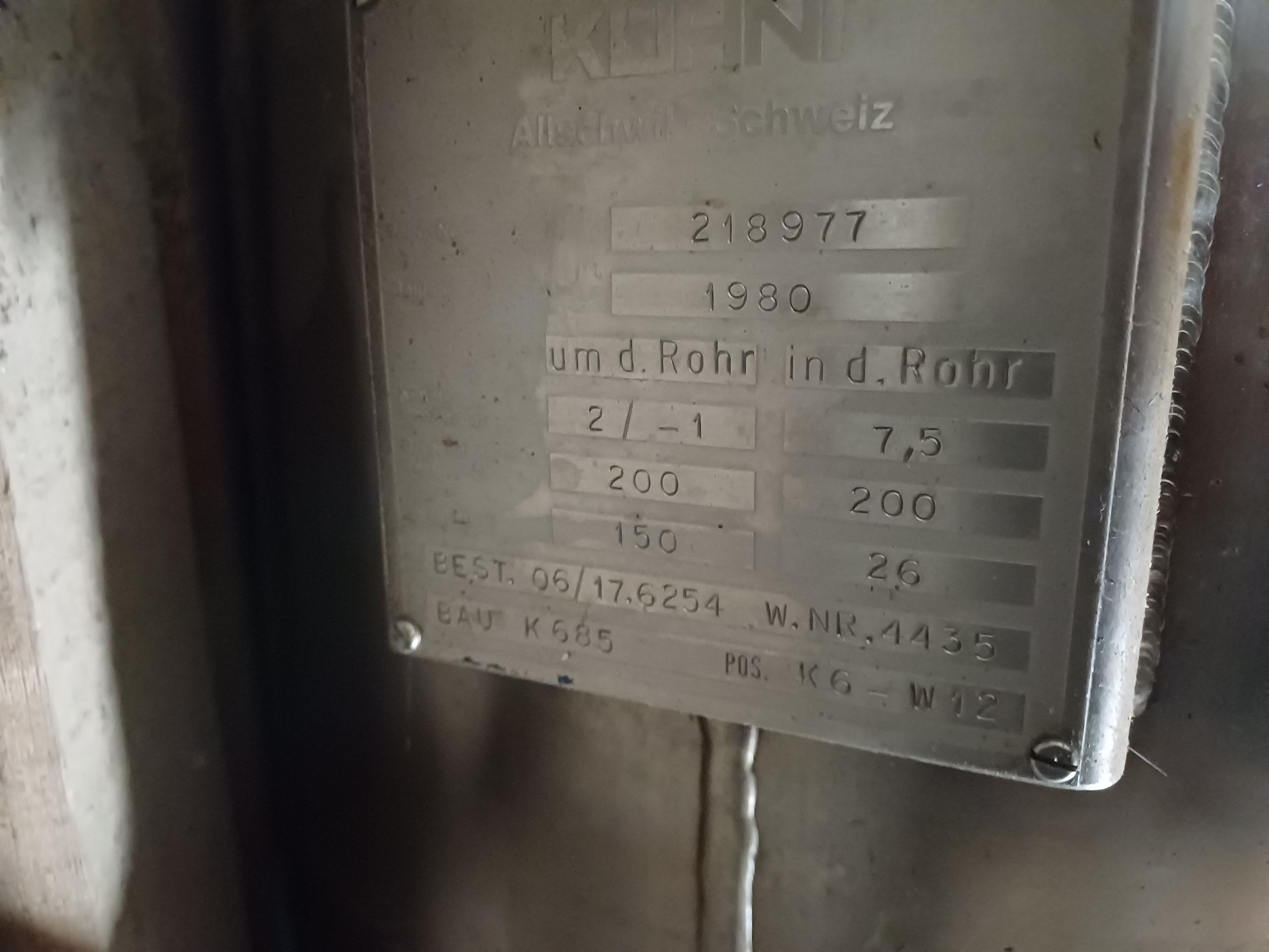  Stainless Steel Other Spiral Heat Exchanger 4 m² (43.1 ft²) For Sale - IPP# 243459