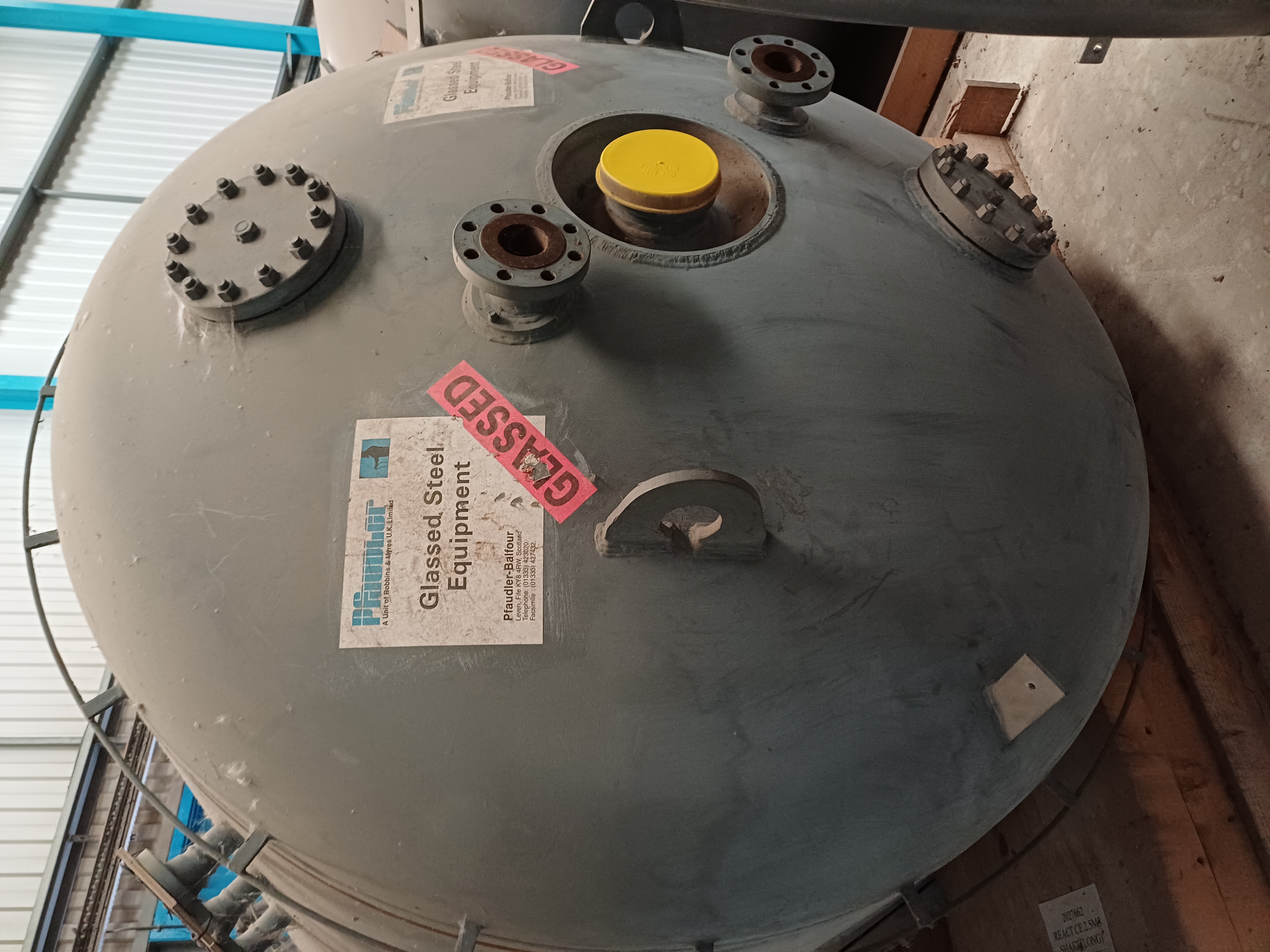 Glasslined Pfaudler Batch-Type Agitated Reactor - IPP# 243465