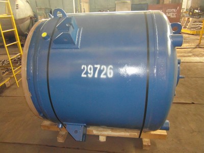 IPP# 29726, 1,893 L (500 gallons)  Glasslined Batch-Type Agitated Reactor For Sale