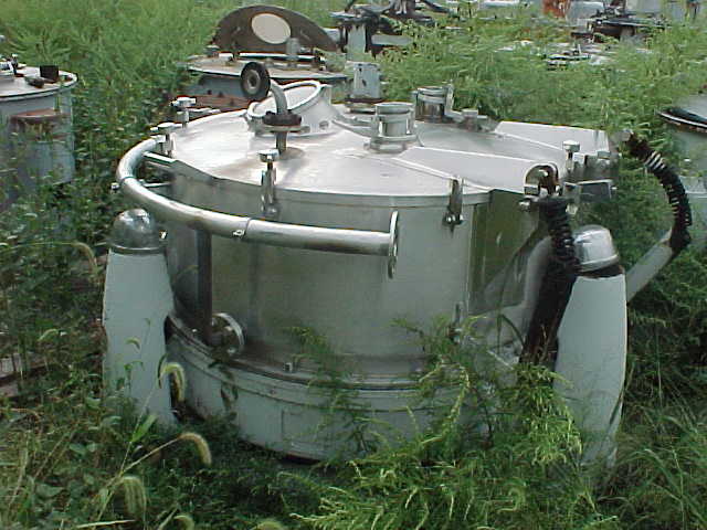 IPP# 30299, 1,270 mm (50 in)  Stainless Steel 304 Manual Discharge-Top Centrifuge-Basket For Sale