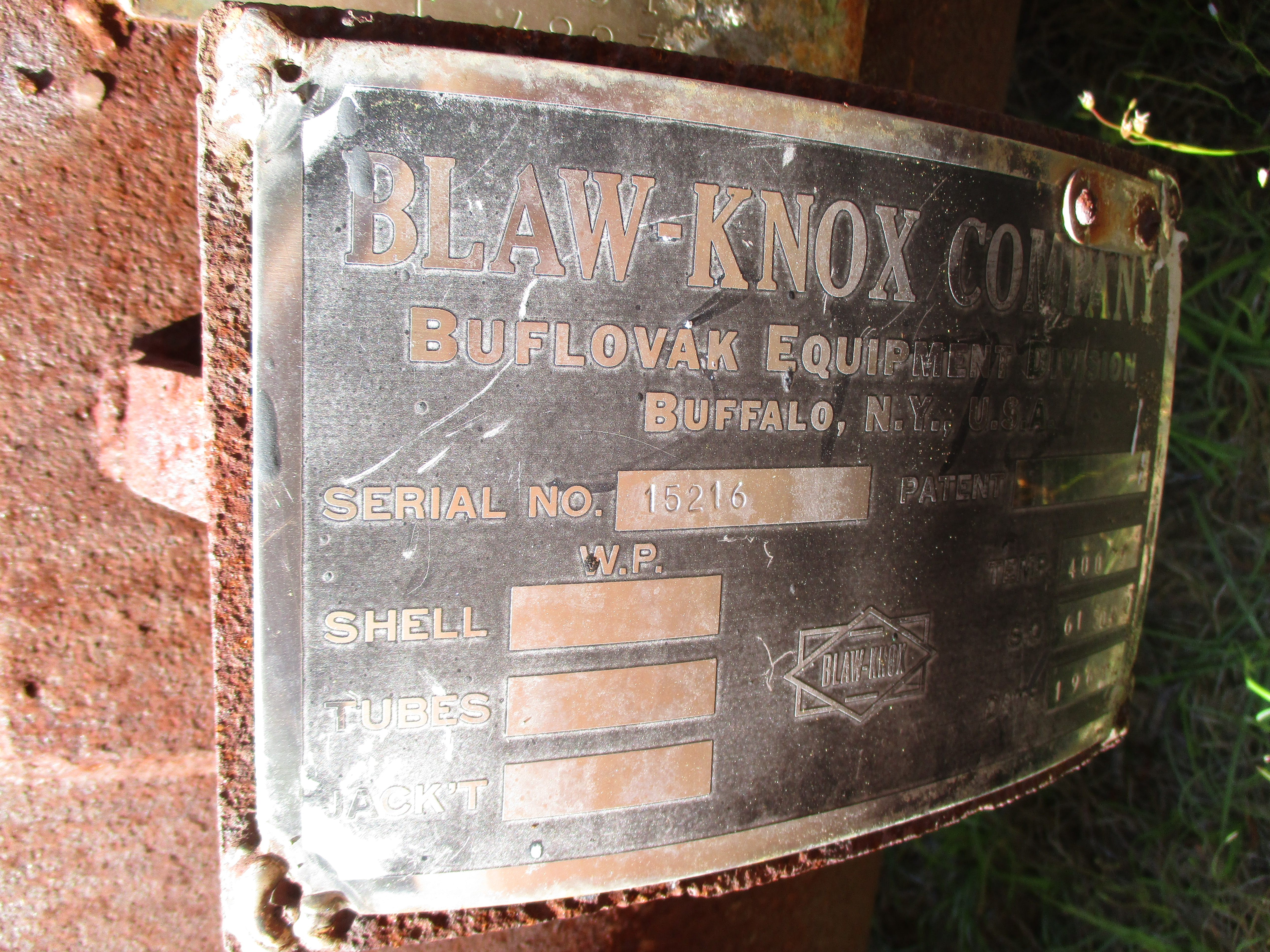  Wiped/Thin Film Evaporator 626 kg/h (1,400 lb/h) Stainless Steel 304 For Sale - IPP# 31726