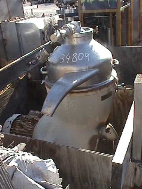   Centrifuge-Solid Bowl-Decanter 5.6 kW (7.5 HP) Stainless Steel Other For Sale - IPP# 34809