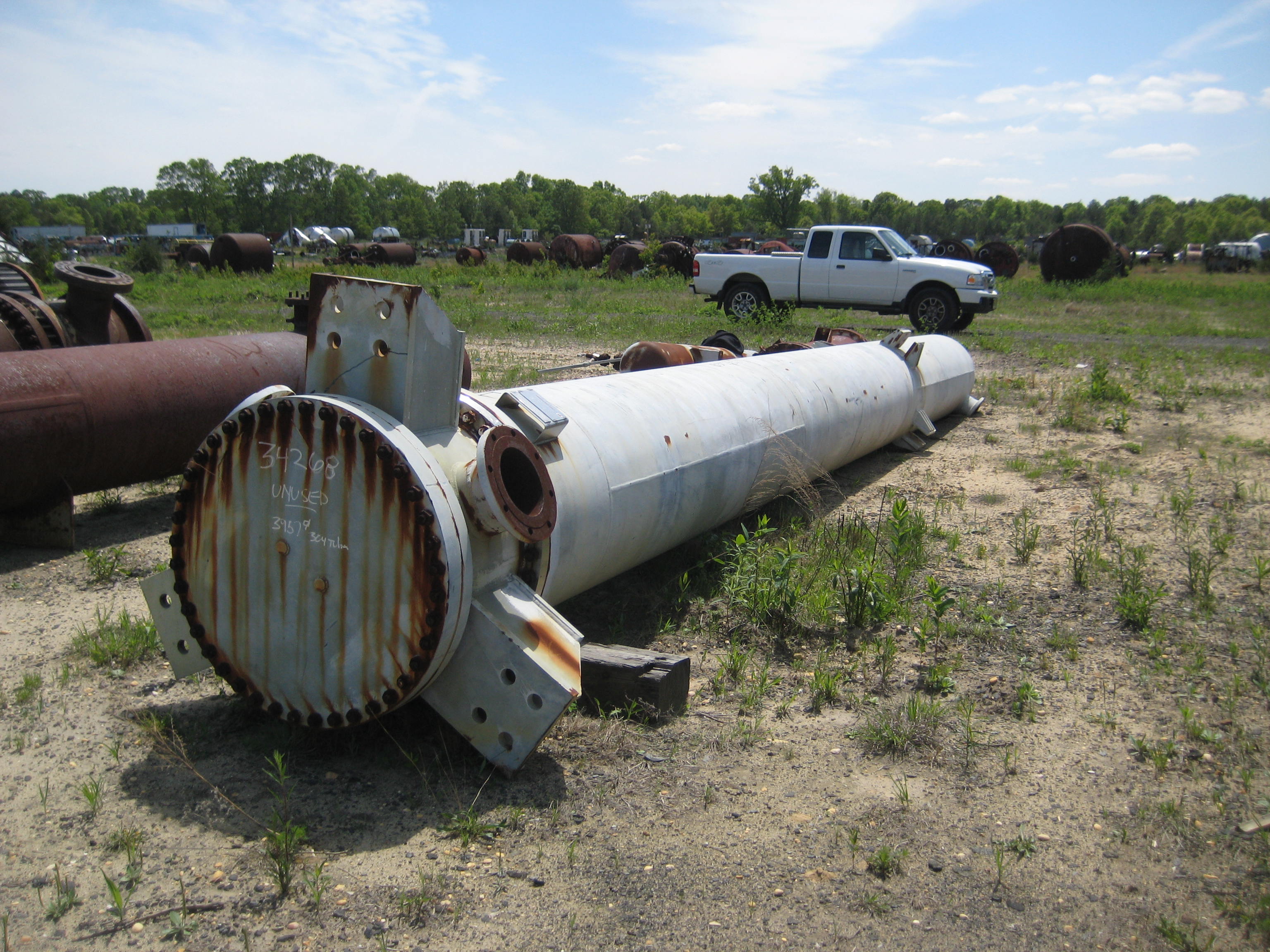 IPP# 34268, 367.6 m² (3,957 ft²) Unused Stainless Steel 304 Shell and Tube Heat Exchanger For Sale