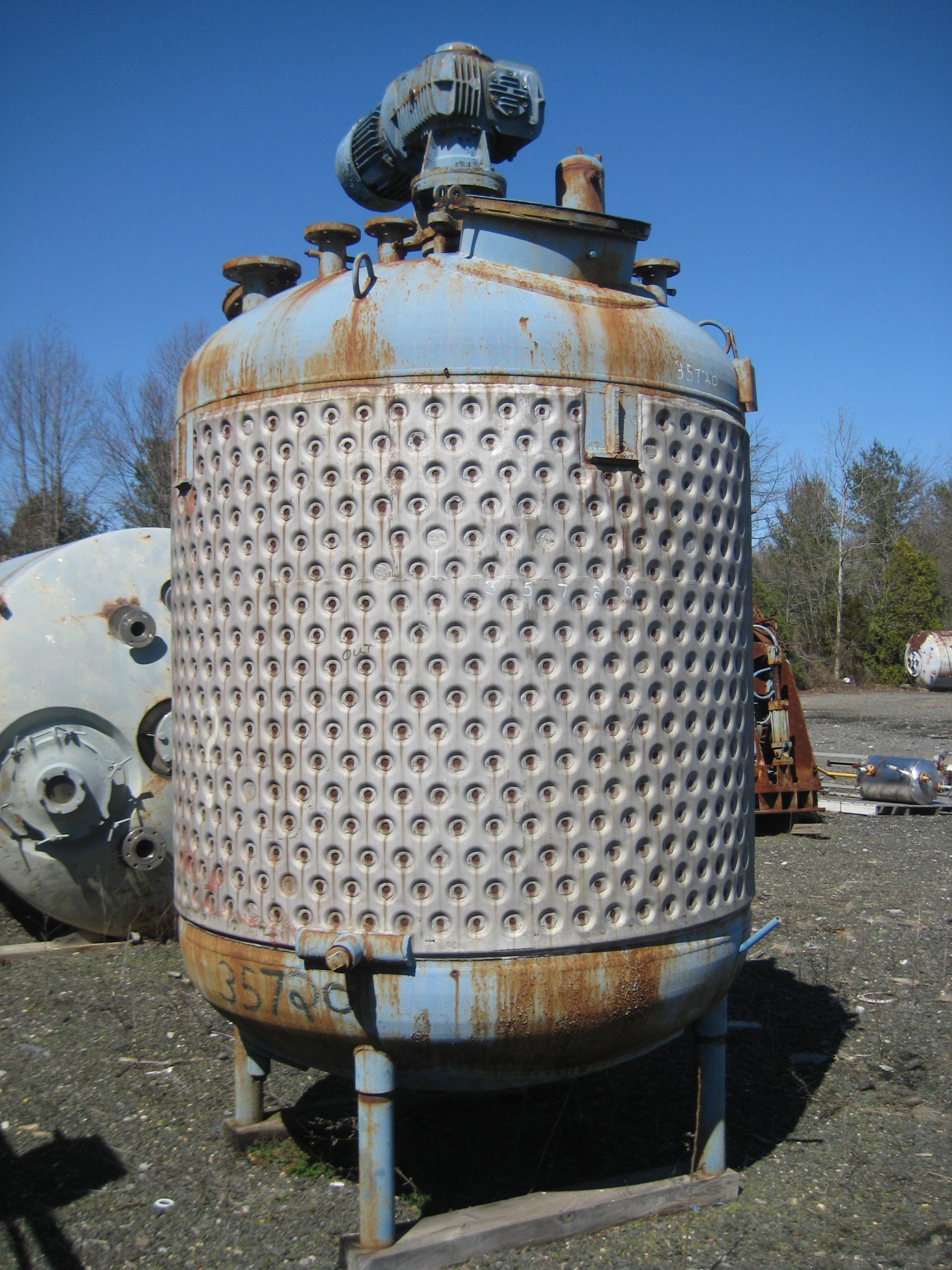 IPP# 35720, 3,785 L (1,000 gallons)  Titanium Batch-Type Agitated Reactor For Sale