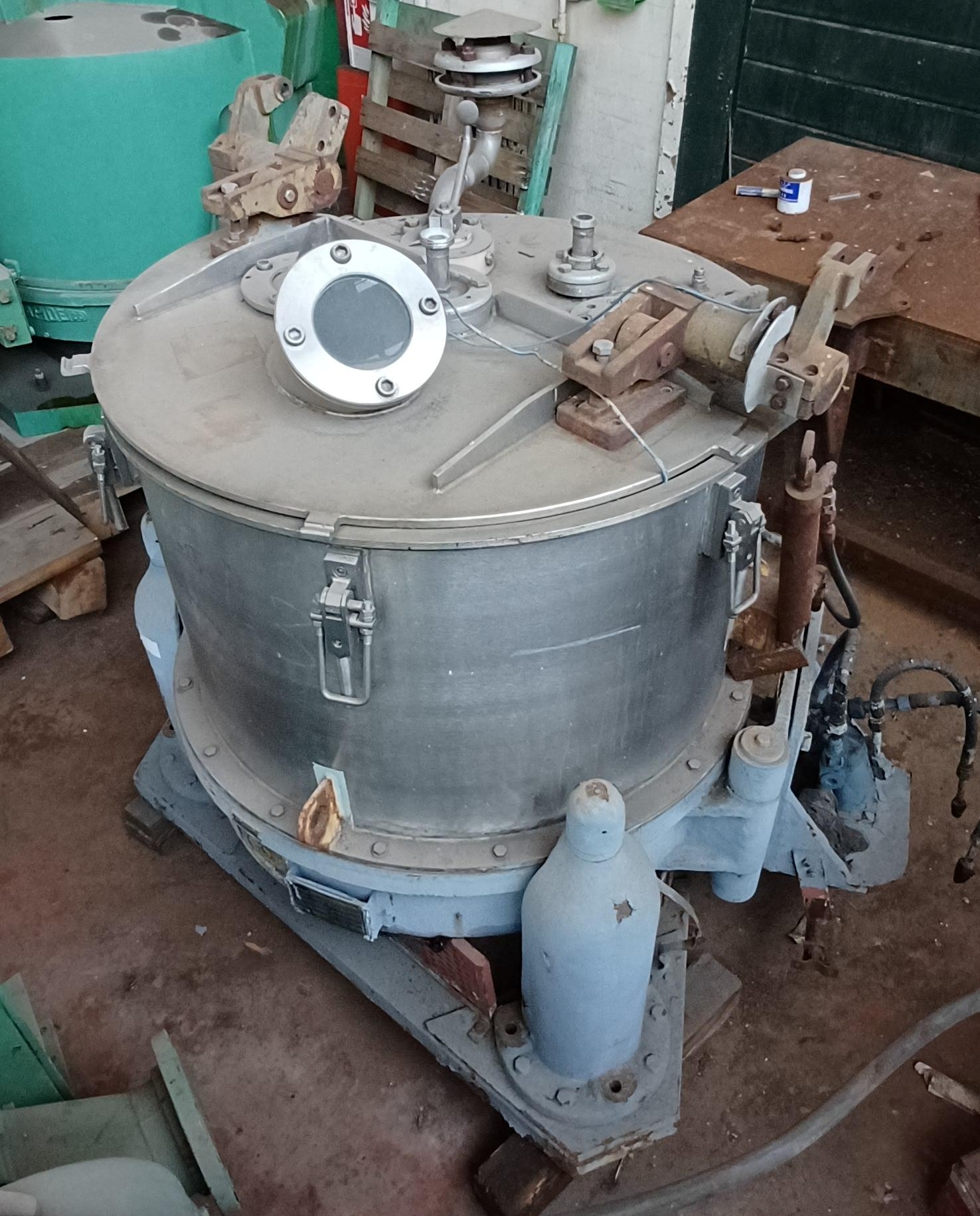 Stainless Steel 316 Heine Manual Discharge-Top Centrifuge-Basket - IPP# 45429