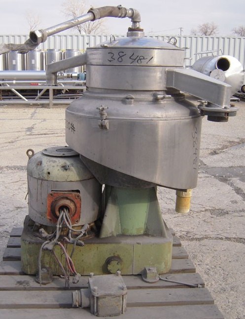   Centrifuge-Disc Bowl 29.8 kW (40 HP) Stainless Steel 316 For Sale - IPP# 48617
