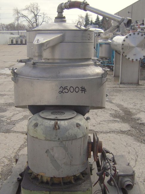   Centrifuge-Disc Bowl 29.8 kW (40 HP) Stainless Steel 316 For Sale - IPP# 48617
