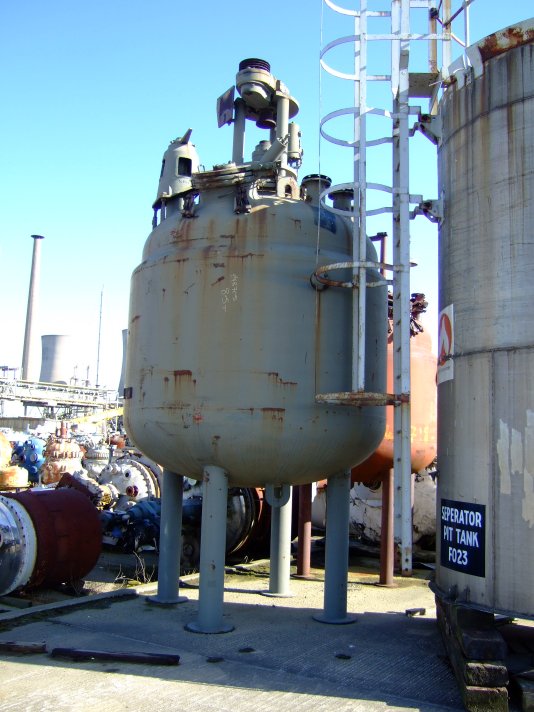 IPP# 48705, 9,993 L (2,640 gallons) Unused Glasslined Batch-Type Agitated Reactor For Sale