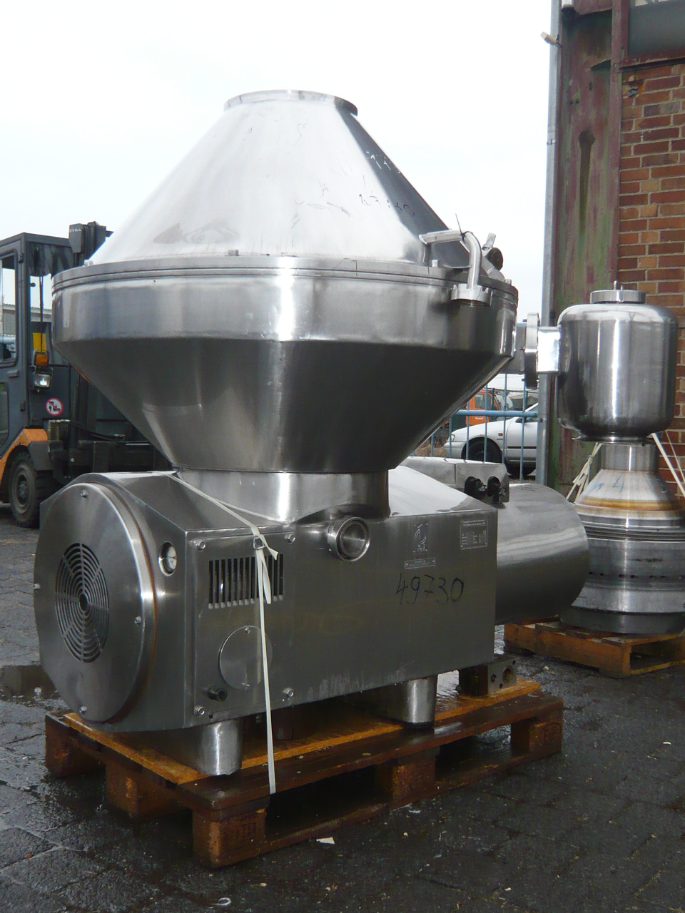 IPP# 49730, 37 kW (49.6 HP)  Stainless Steel Other  Centrifuge-Disc Bowl For Sale