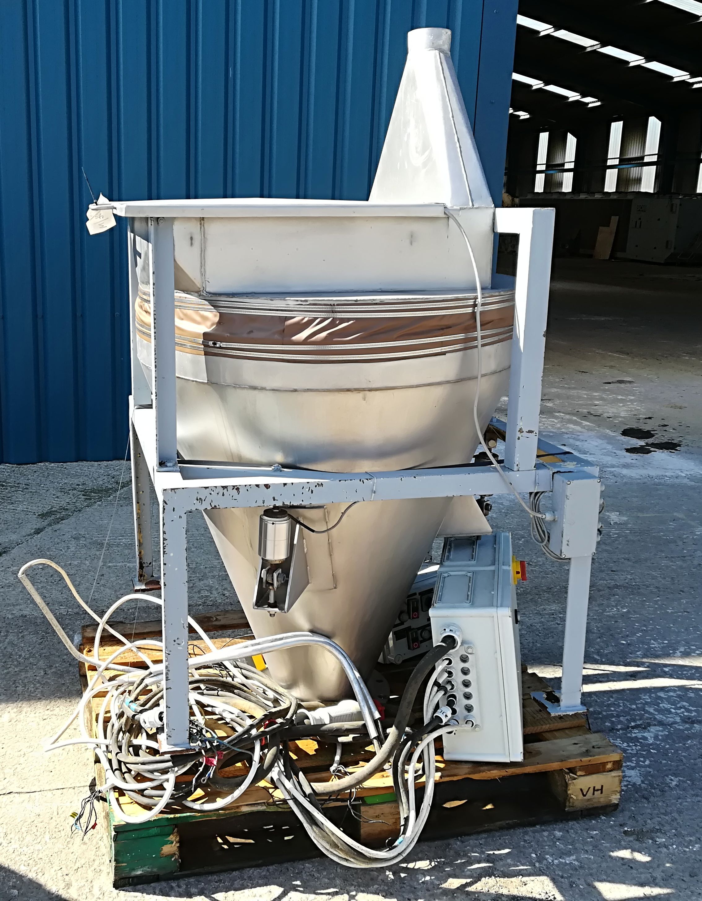 IPP# 704868, 1.2 m3 (42.4 ft3)  Stainless Steel 316  Mixer-Ribbon & Paddle For Sale