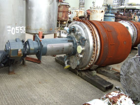 IPP# 705462, 750 L (198.1 gallons)  Stainless Steel 316 Batch-Type Agitated Reactor For Sale