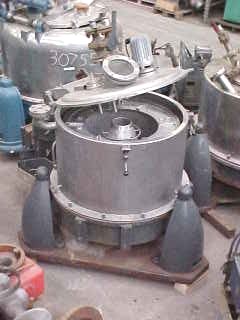 IPP# 705476, 800 mm (31.5 in)  Hastelloy - C4 Manual Discharge-Top Centrifuge-Basket For Sale