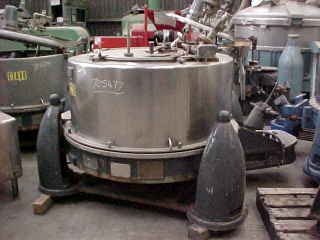 IPP# 705477, 1,200 mm (47.2 in)  Stainless Steel Austentic Manual Discharge-Top Centrifuge-Basket For Sale