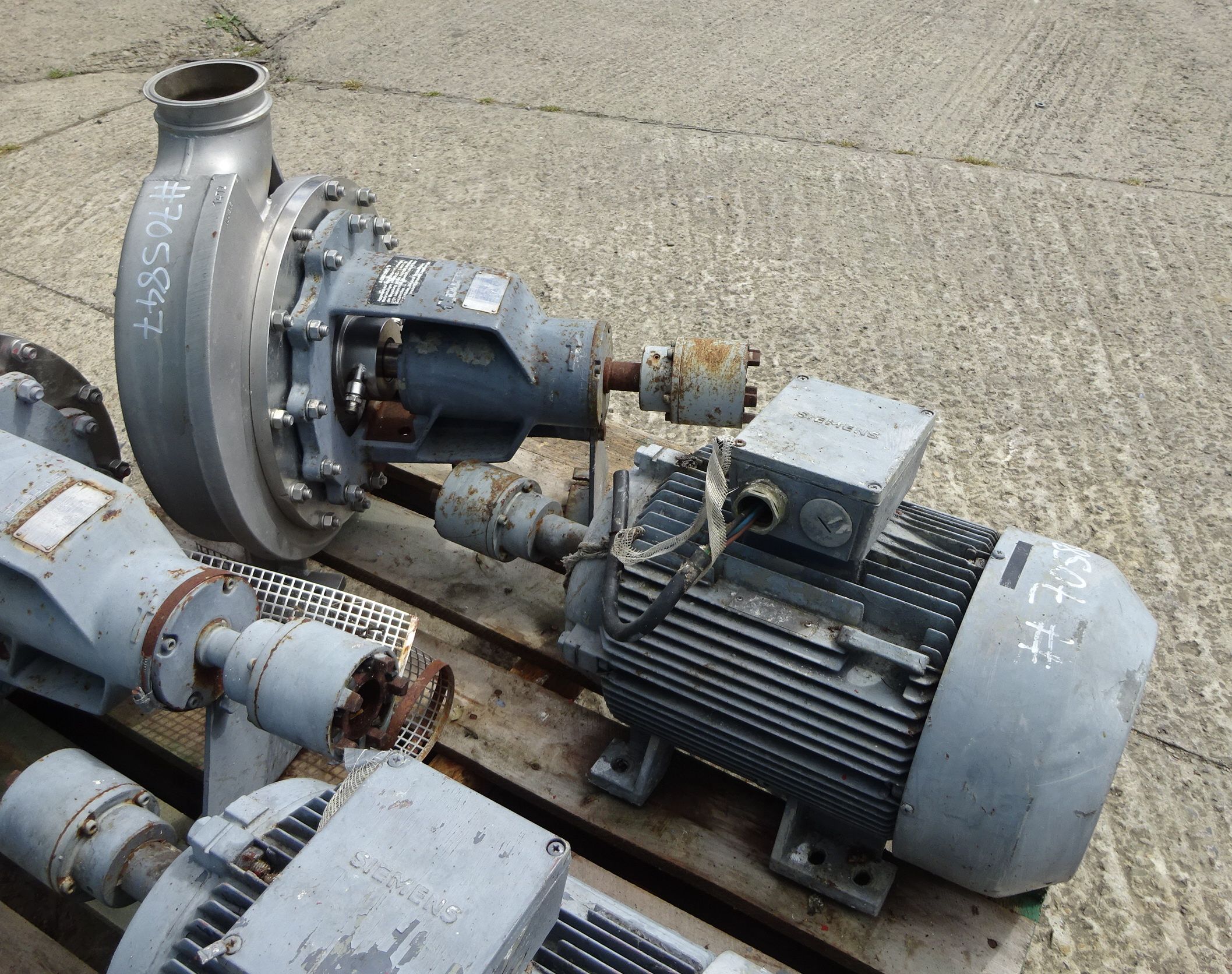 IPP# 705847, 160 m3/h (704.5 GPM)  Stainless Steel 316 Centrifugal Pump For Sale