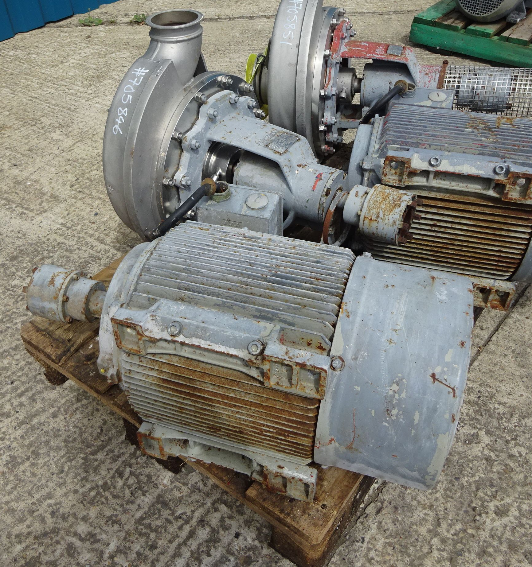 IPP# 705846, 130 m3/h (572.4 GPM)  Stainless Steel 316 Centrifugal Pump For Sale