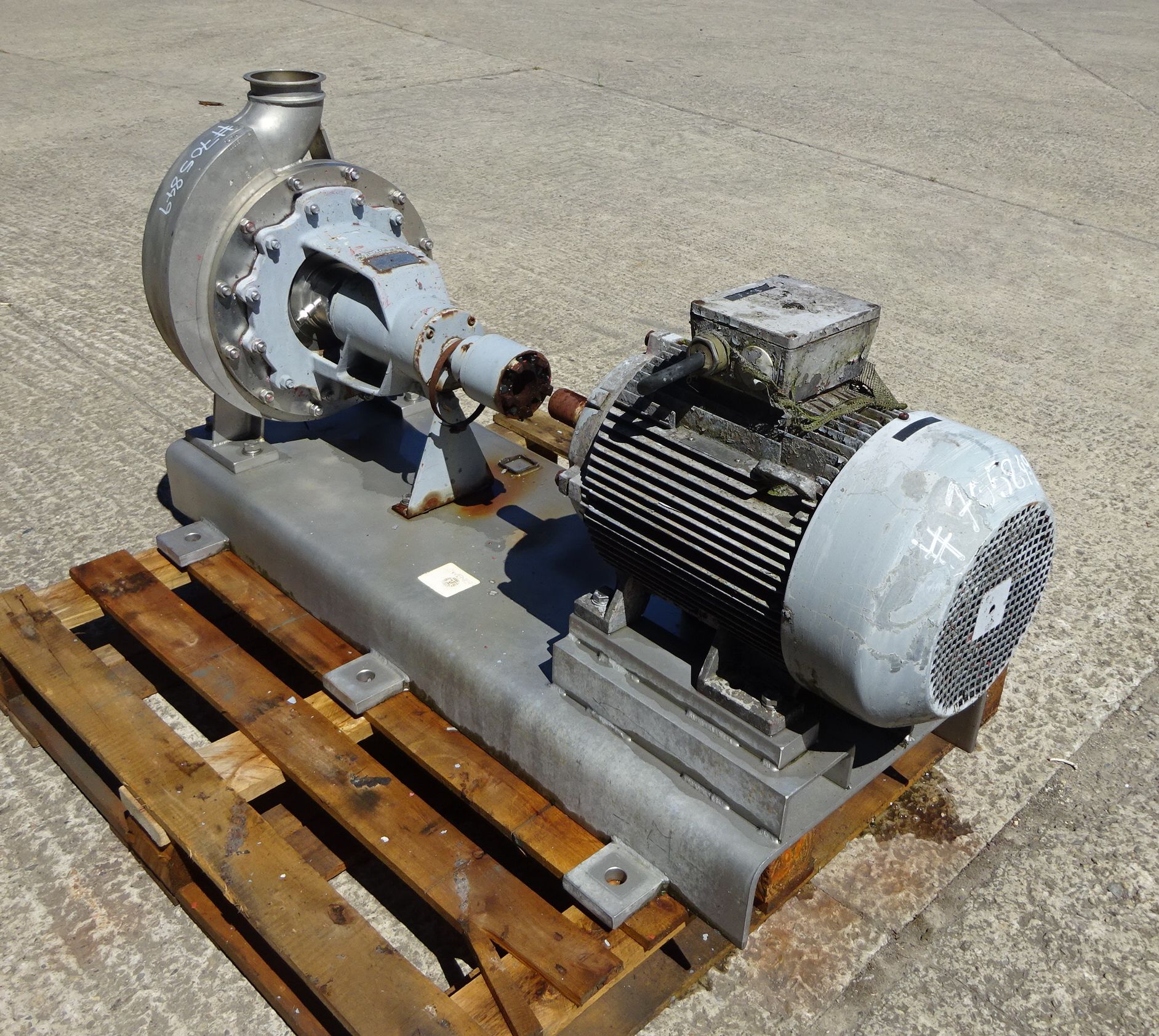 IPP# 705849, 160 m3/h (704.5 GPM)  Stainless Steel 316 Centrifugal Pump For Sale